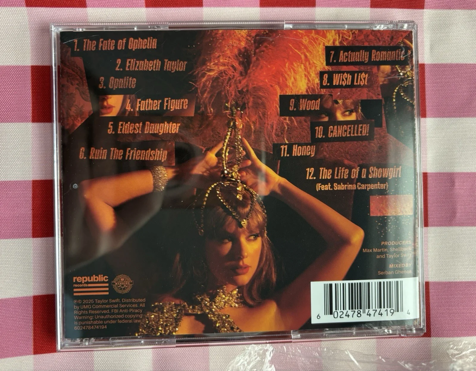 Taylor Swift’s ‘The Life of a Showgirl’ - SIGNED CD EDITION #4 - IN HAND, изображение 3