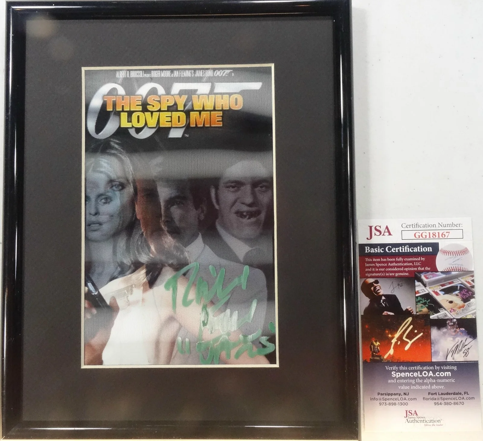 Richard Kiel — SIGNED RICHARD KIEL AUTOGRAPHED JAWS JAMES BOND 007 DVD 3D JSA COA # GG18167