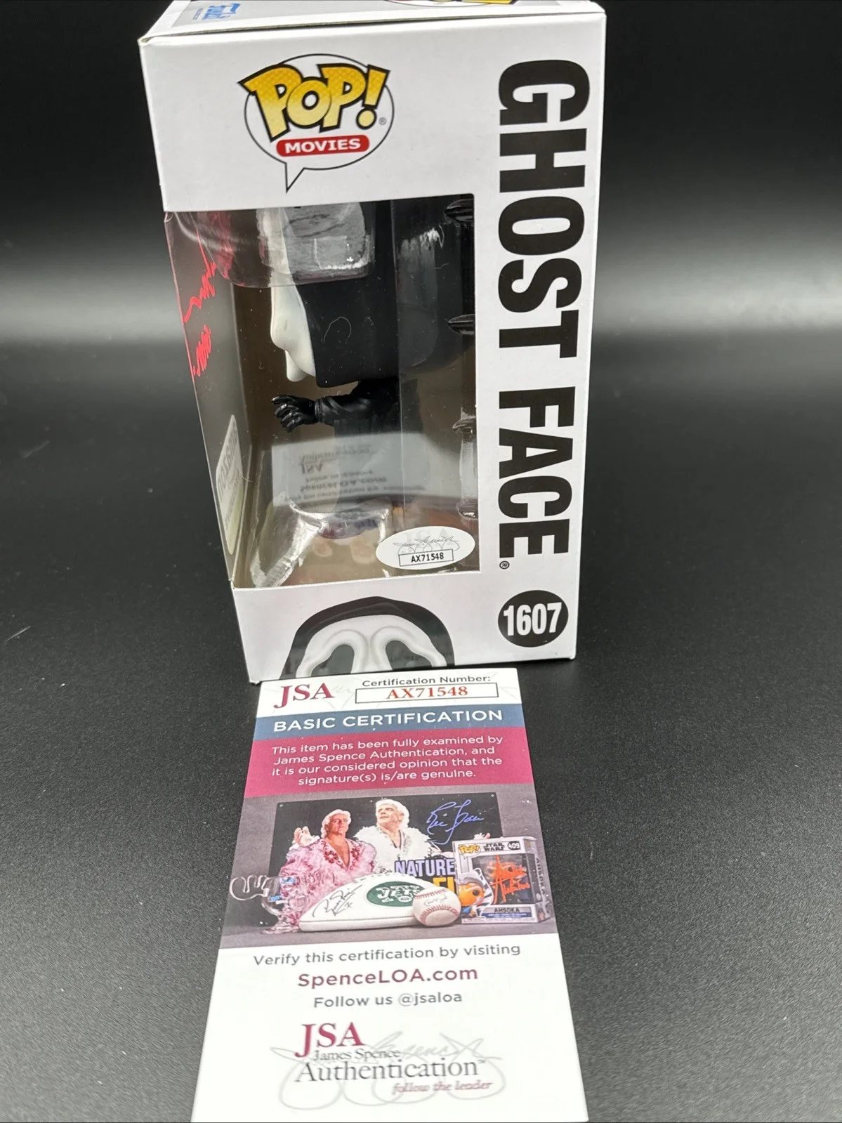 Melissa Barrera — Melissa Barrera Signed Ghostface Funko Pop #1607 Amazon Ex Glow GITD Scream JSA, image 5