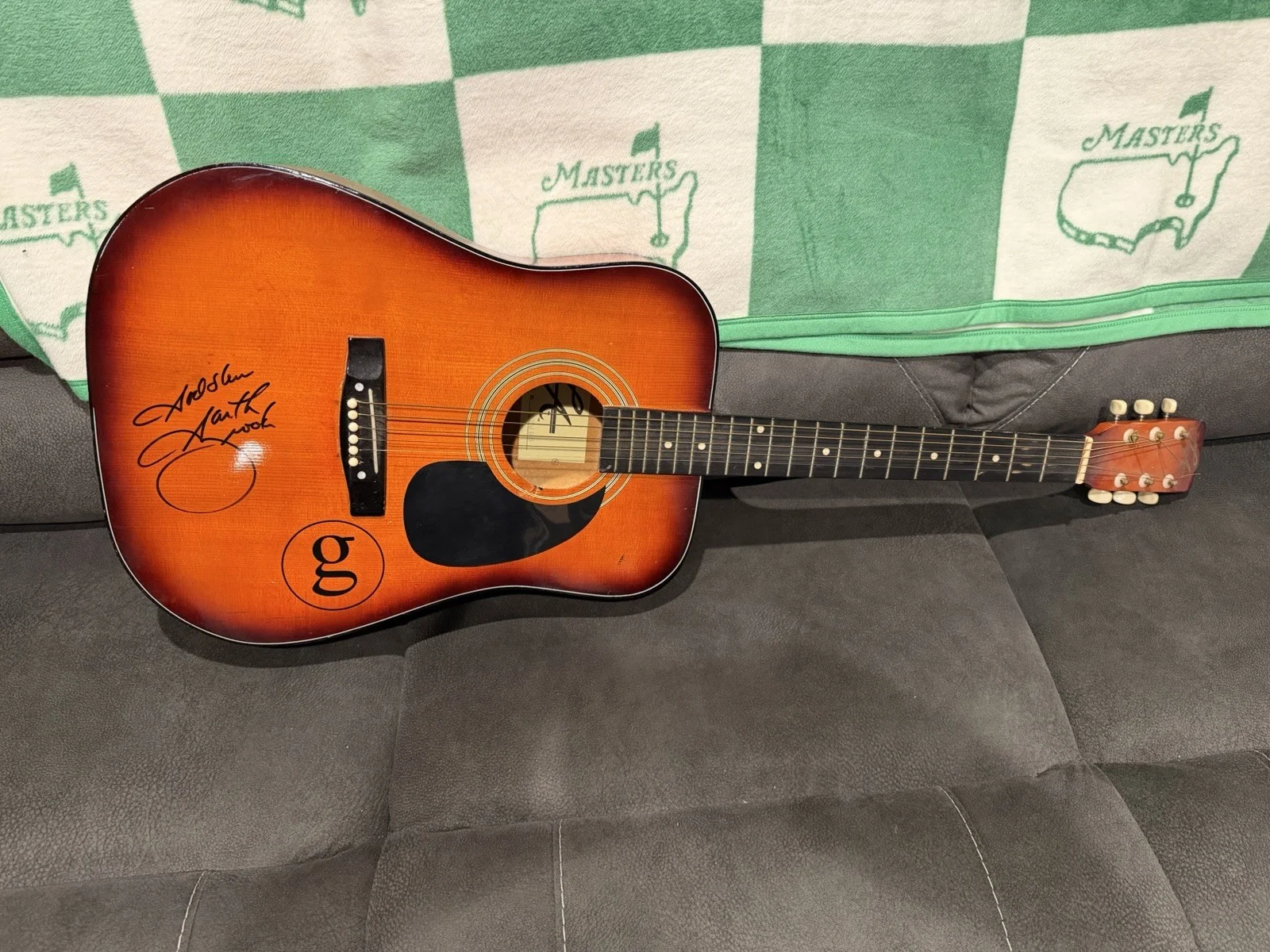 Garth Brooks Signed Guitar Photo Proof Autograph Country Singer Rare Zach Top, изображение 2