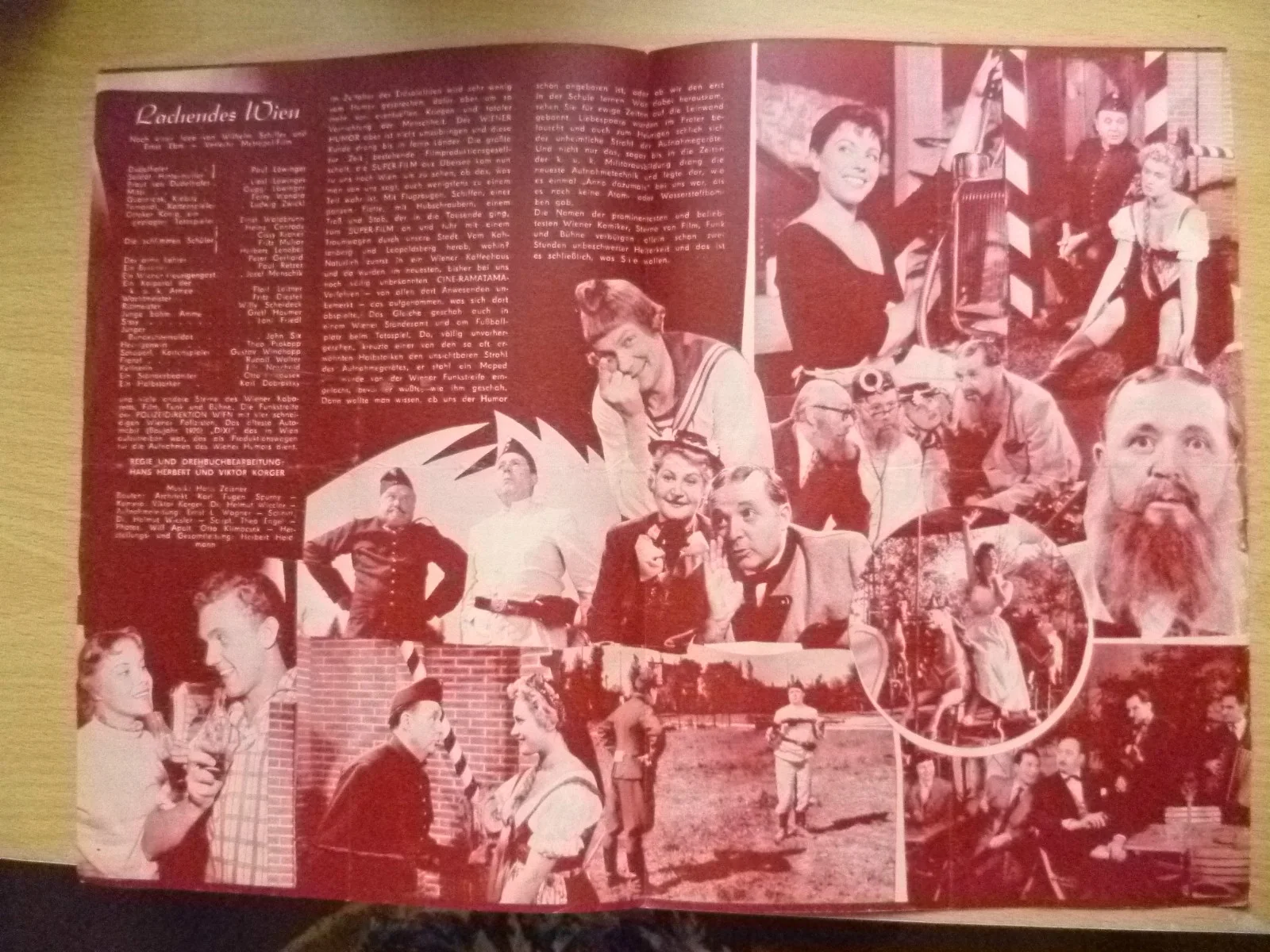 1957film Neues Programme Lachendes Wien~Paul Löwinger Ernst Waldbrunn Cissy, image 2