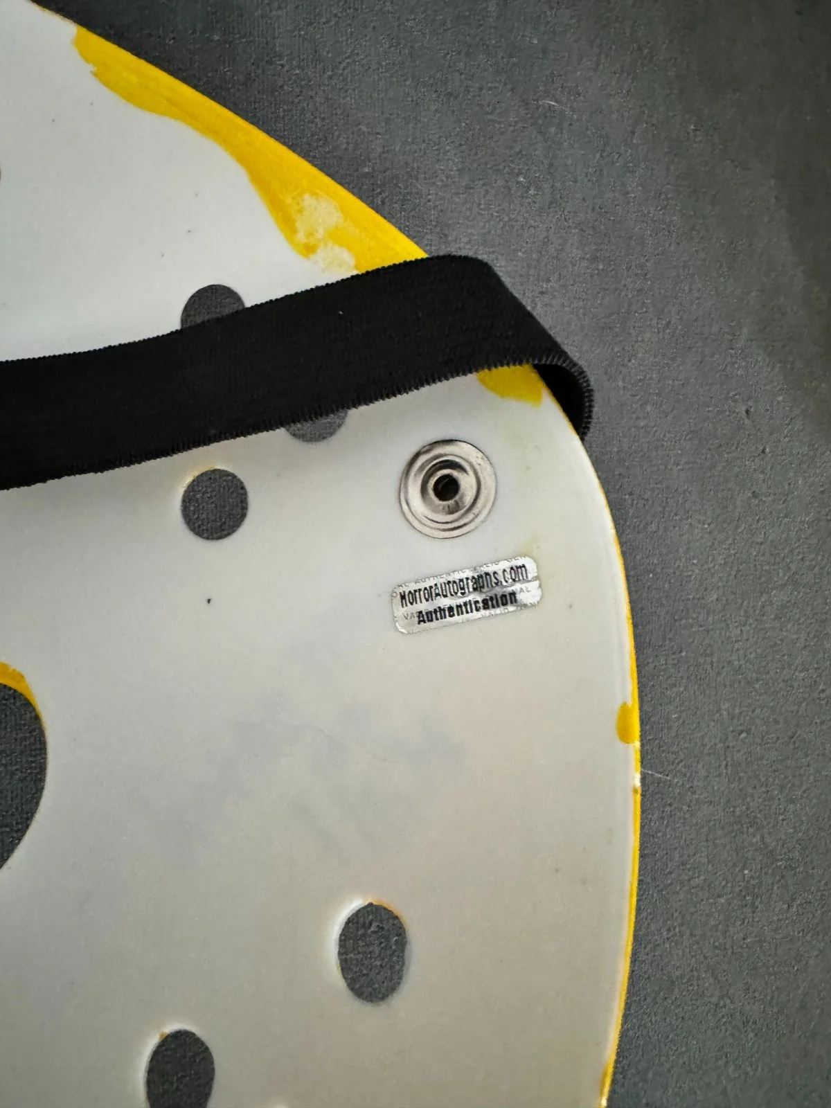 Warrington Gillette — Warrington Gillette Signed Mask Friday the 13th - Certified, image 3