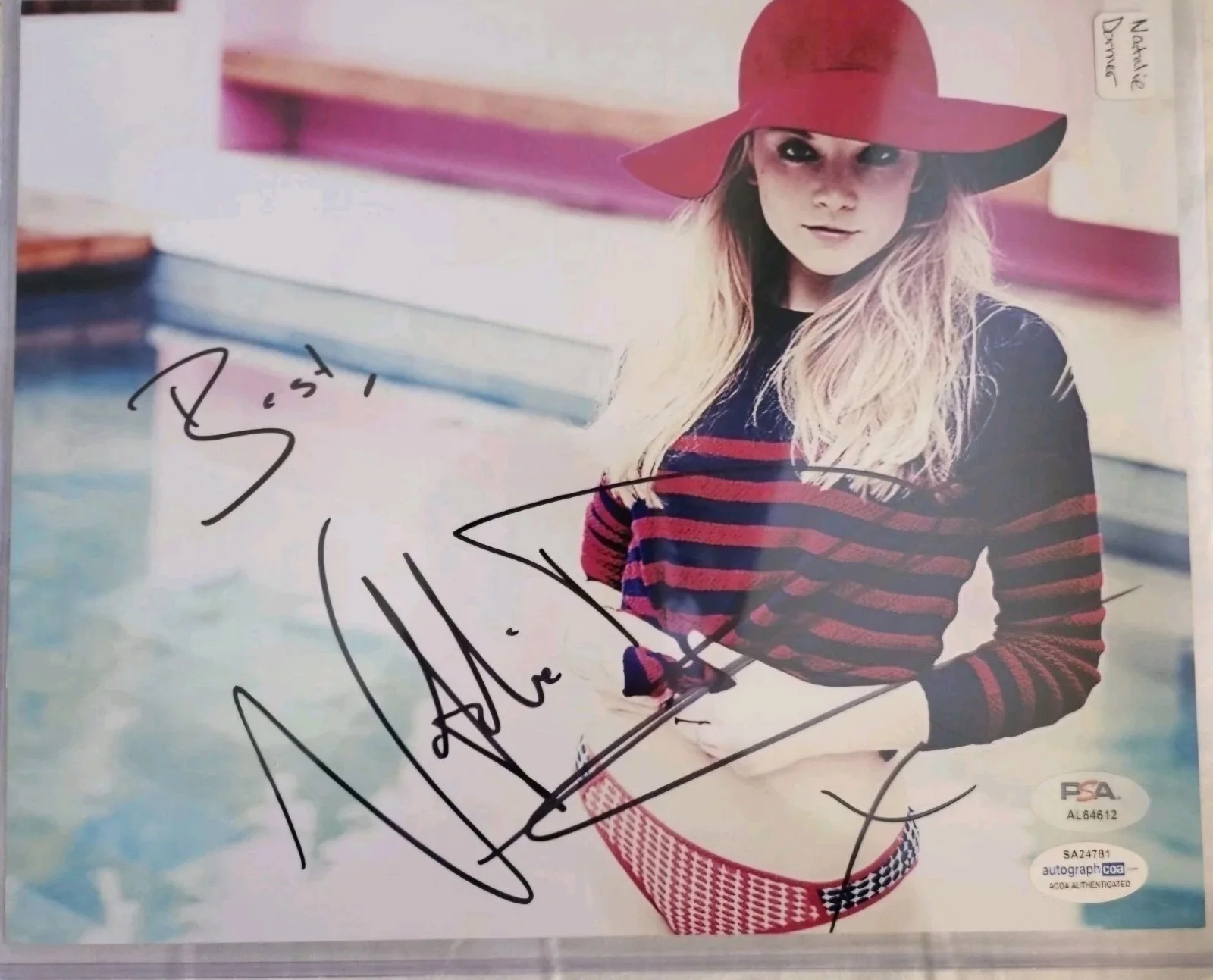 Natalie Dormer — Natalie Dormer Signed Autographed 8x10 Photo PSA & ACOA COA!