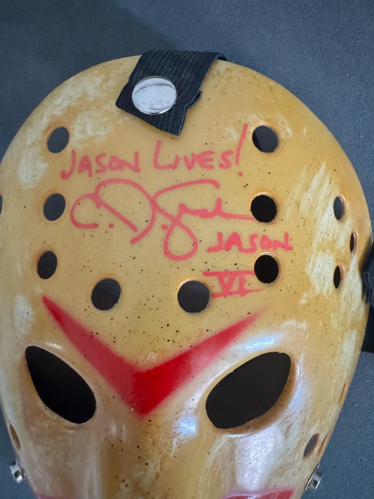 Cj Graham — CJ Graham Autographed Jason Mask - Certified, image 2