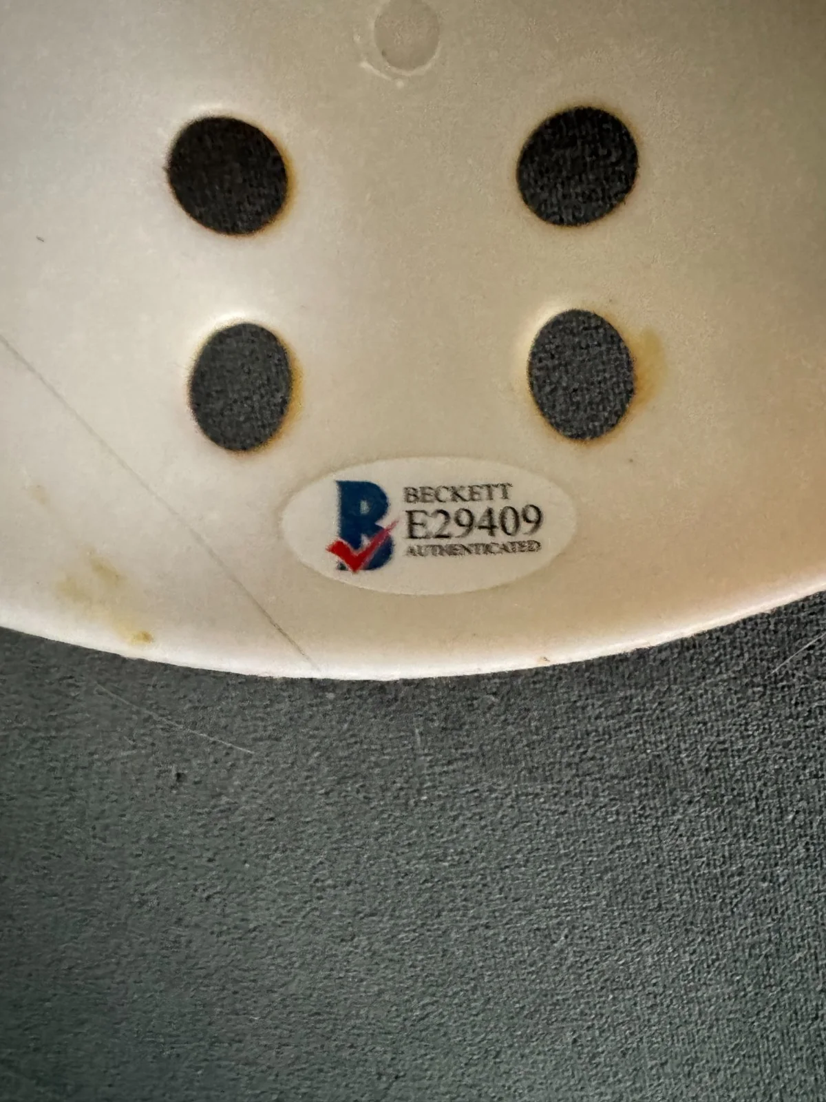 Cj Graham — CJ Graham Autographed Jason Mask - Certified, image 3