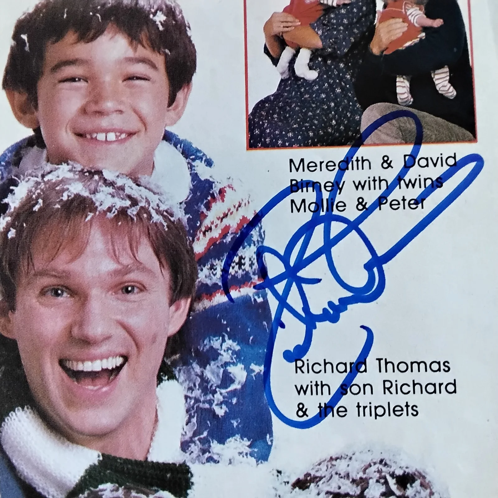 Richard Thomas SIGNED 1984 Mag Cover TV Movie Actor The Waltons John Boy IT, изображение 5