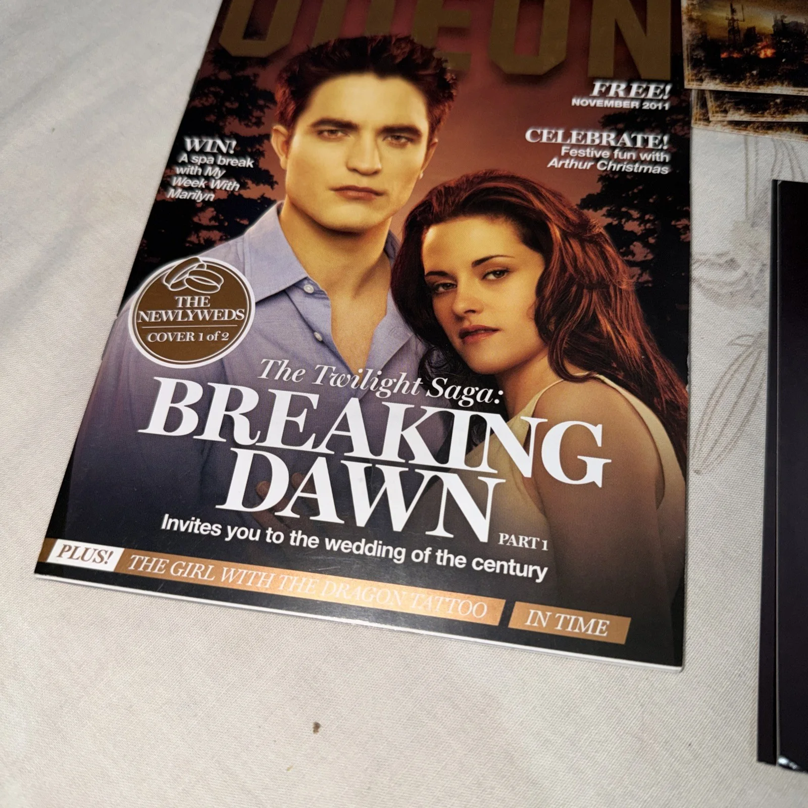 Twilight Breaking Dawn Odeon Cinema Magazin Robert Pattinson Kristen Stewart, изображение 2