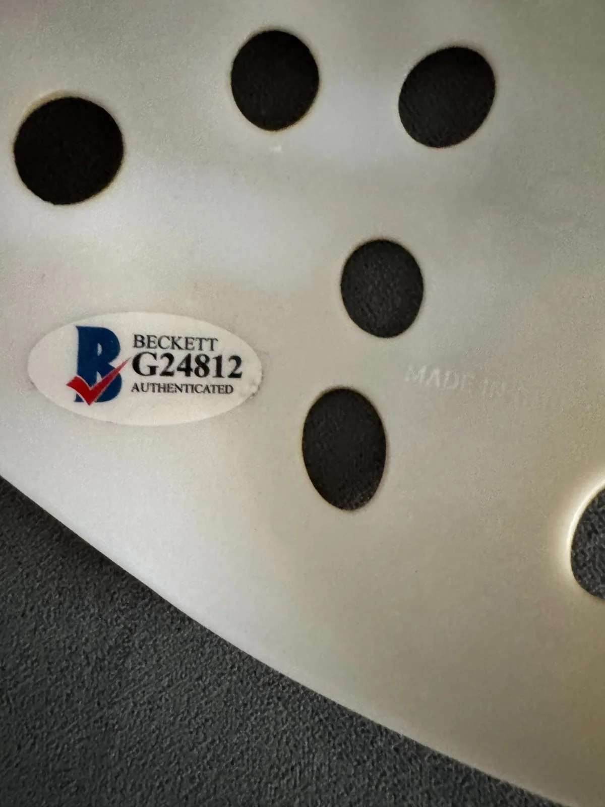Kane Hodder — KANE HODDER Signed Jason Voorhees 7,8,9,X mask - Certified, изображение 3