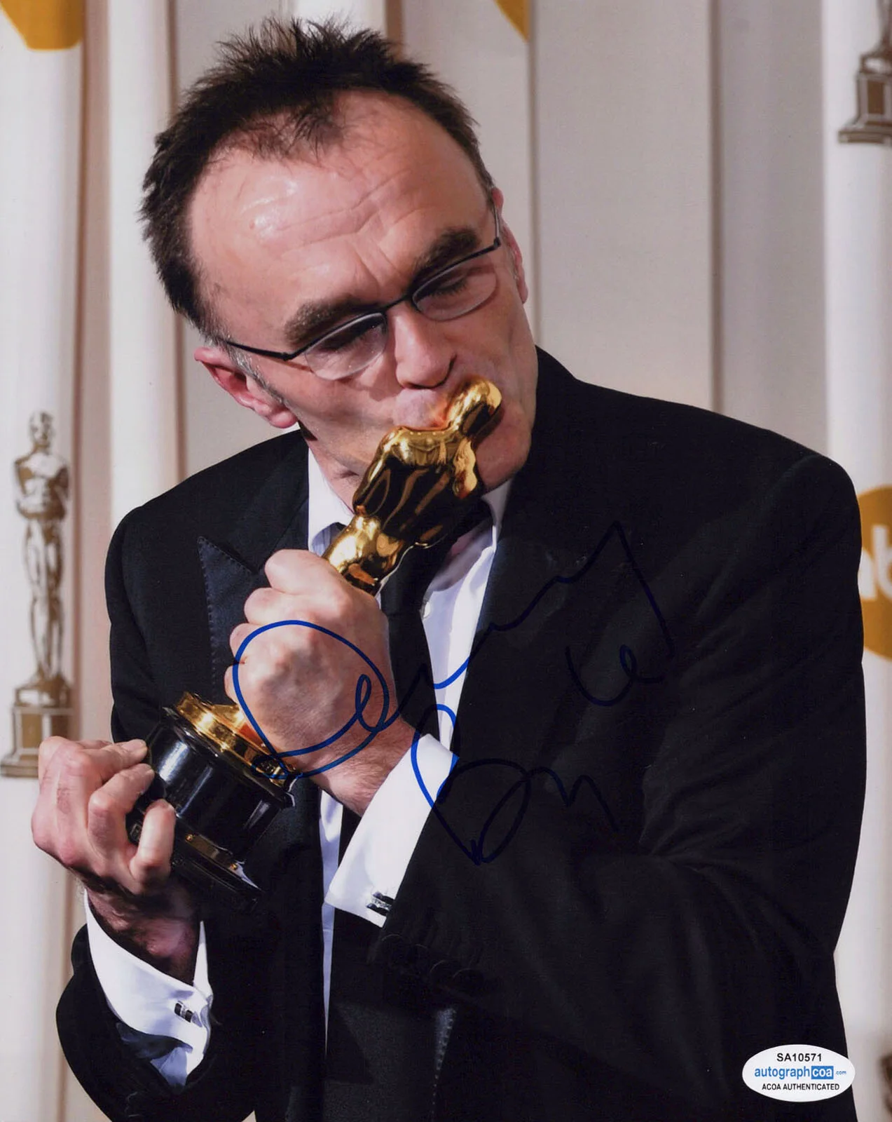 DANNY BOYLE — Danny Boyle signed "OSCAR" 8x10 Photo 28 YEARS LATERS Days Director ACOA COA, изображение 3