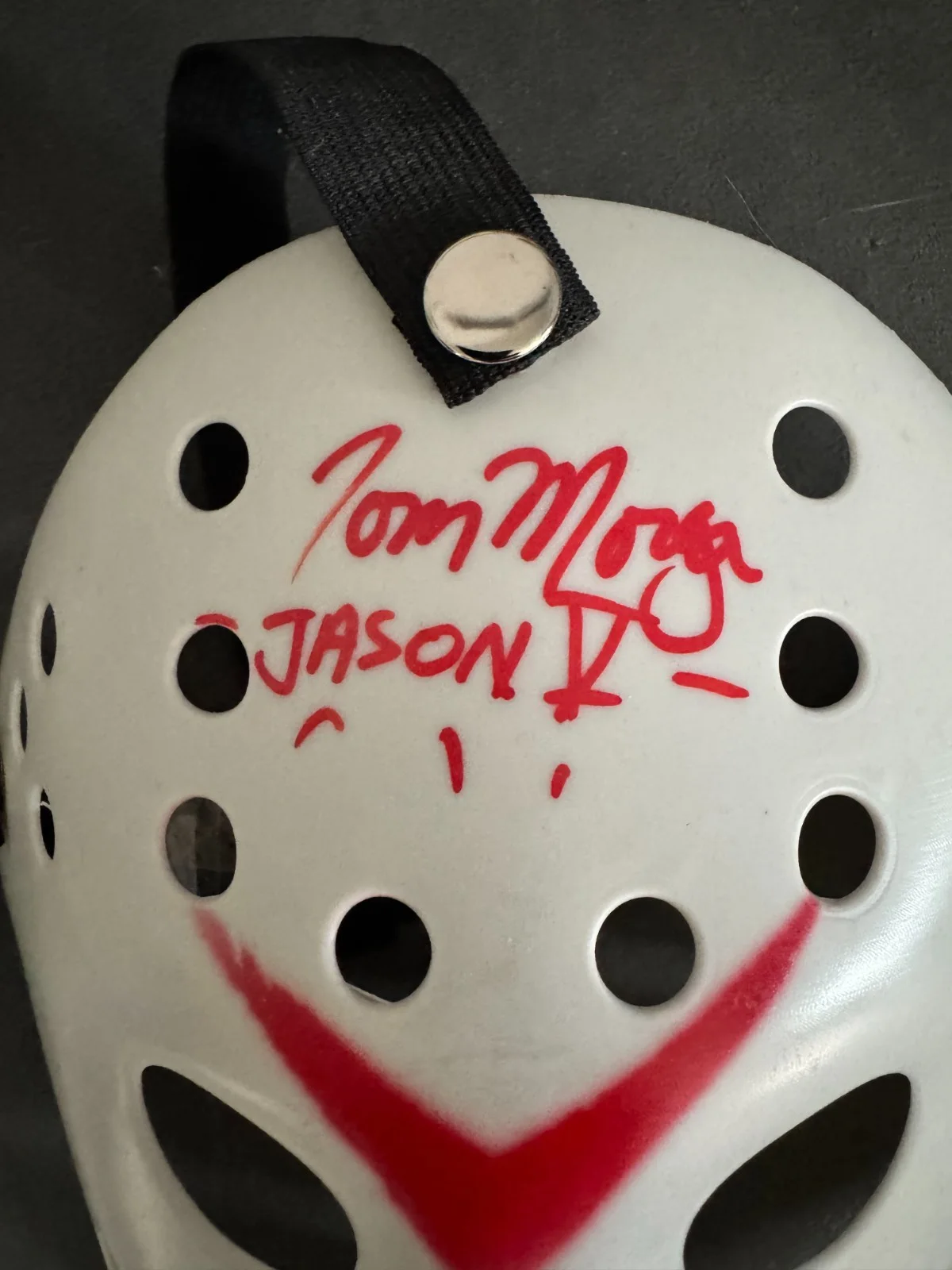 Tom Morga — Tom Morga Signed Mask Friday The 13th Jason Voorhees - Certified, image 2