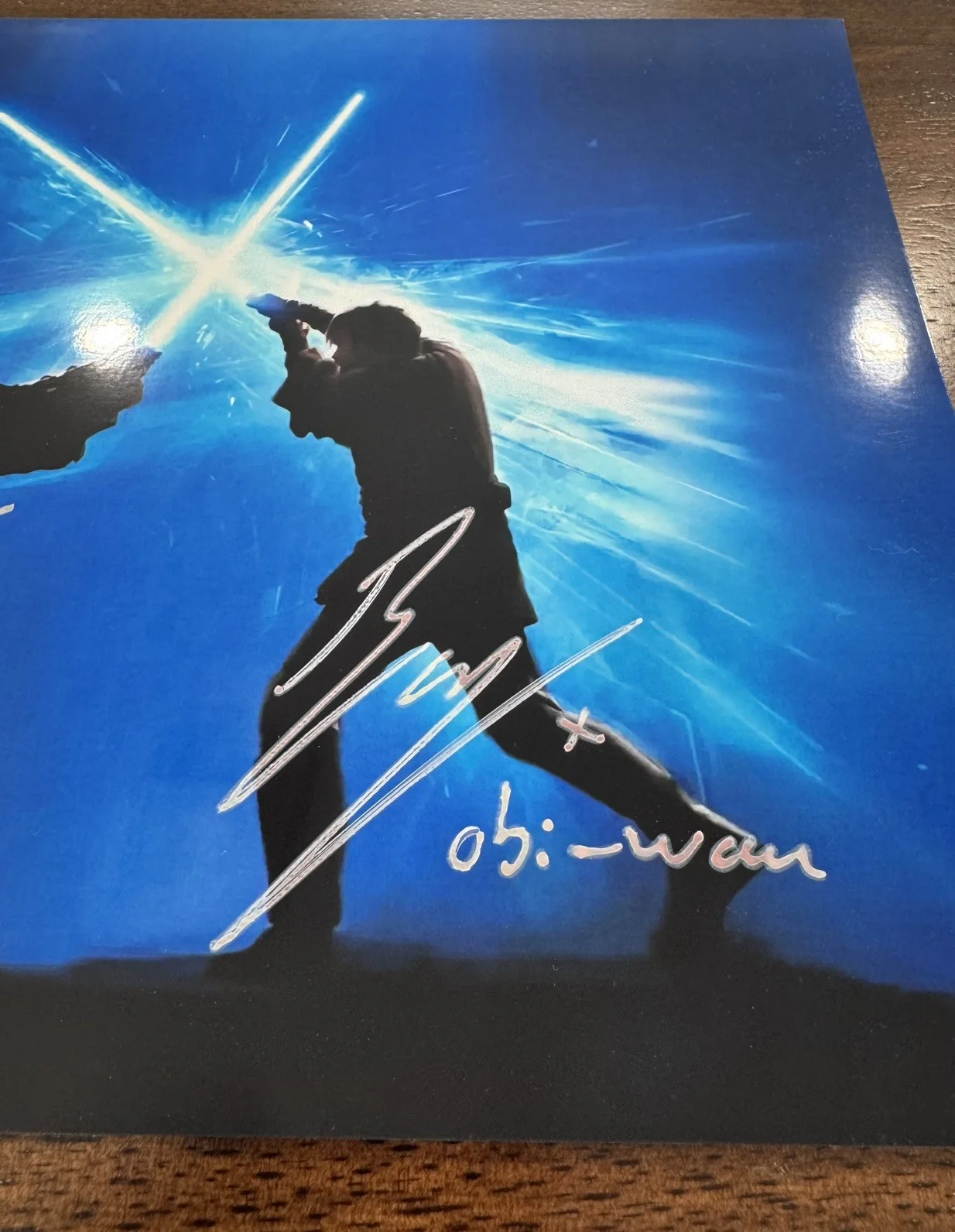 Hayden Christensen, Ewan Mcgregor — Hayden Christensen and Ewan McGregor Signed Star Wars (Obi Wan/ Anakin) Photo, изображение 2