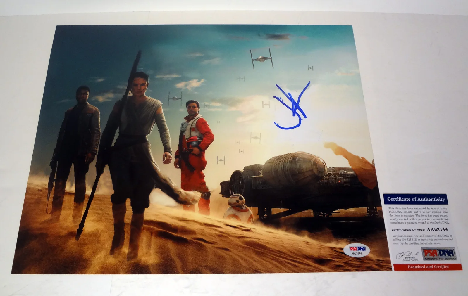 JJ Abrams — JJ Abrams Star Wars The Force Awakens Signed Autograph 11x14 Photo PSA/DNA COA R