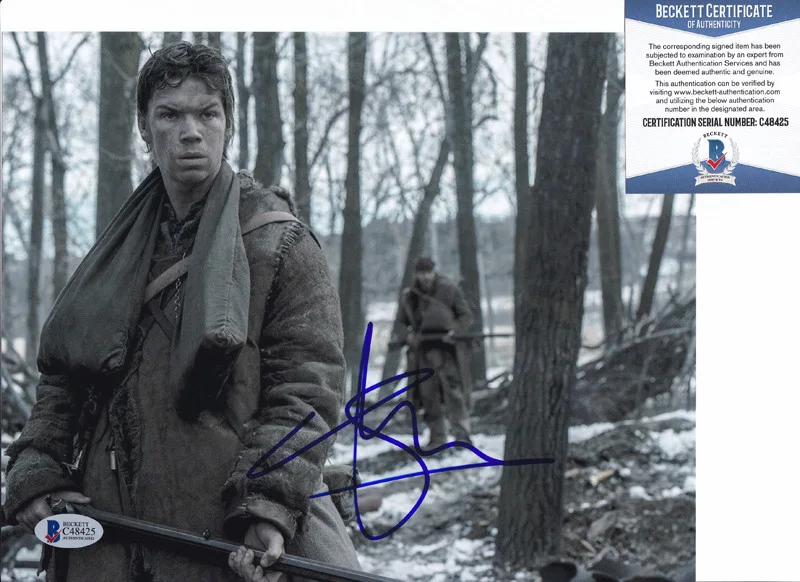 Will Poulter — Will Poulter The Revenant Detroit Signed Autograph 8x10 Photo Beckett BAS COA #4