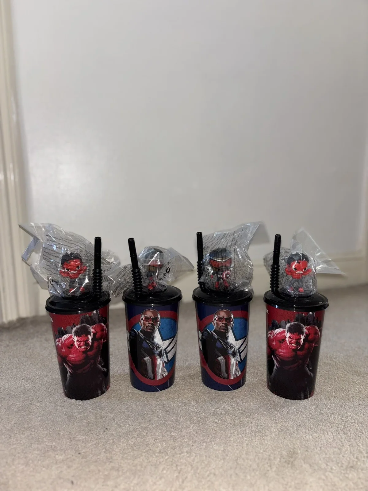 Cineworld Red Hulk Topper Drink Cup | Captain America Brave New World - NEW ✅🚚, изображение 4