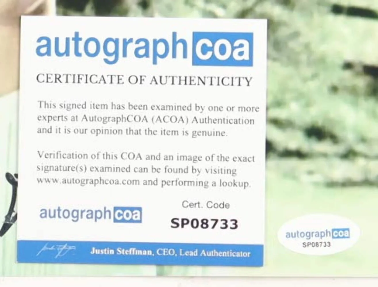 Joan Freeman — Joan Freeman Signed 8x10 Photo (ACOA), image 2
