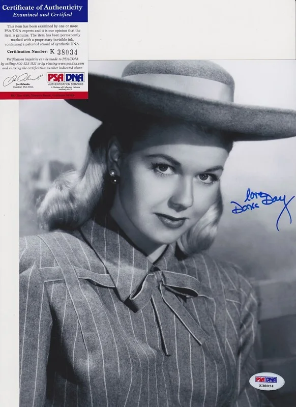 Doris Day — Doris Day Actress Singer Signed Autograph 8x10 Photo PSA/DNA COA #2