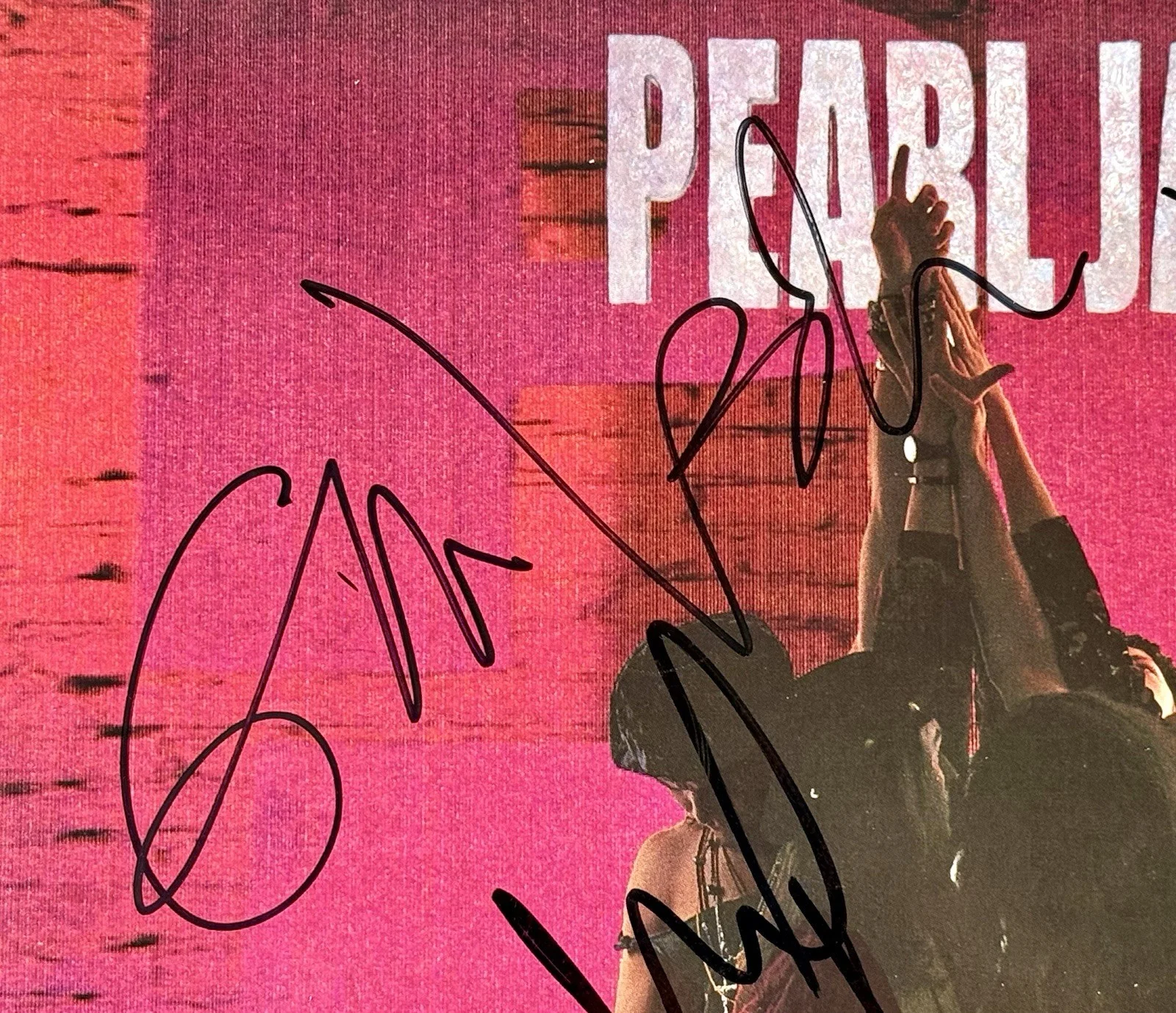 Pearl Jam group signed Ten Album all 5 Eddie Vedder Stone Jeff vinyl beckett loa, изображение 3