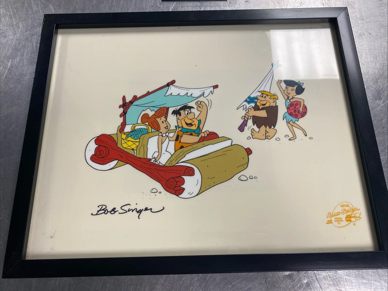 Bob Singer — Hanna-Barbera The Flintstones Autographed Bob Singer Cartoon Cell (29648288), изображение 2