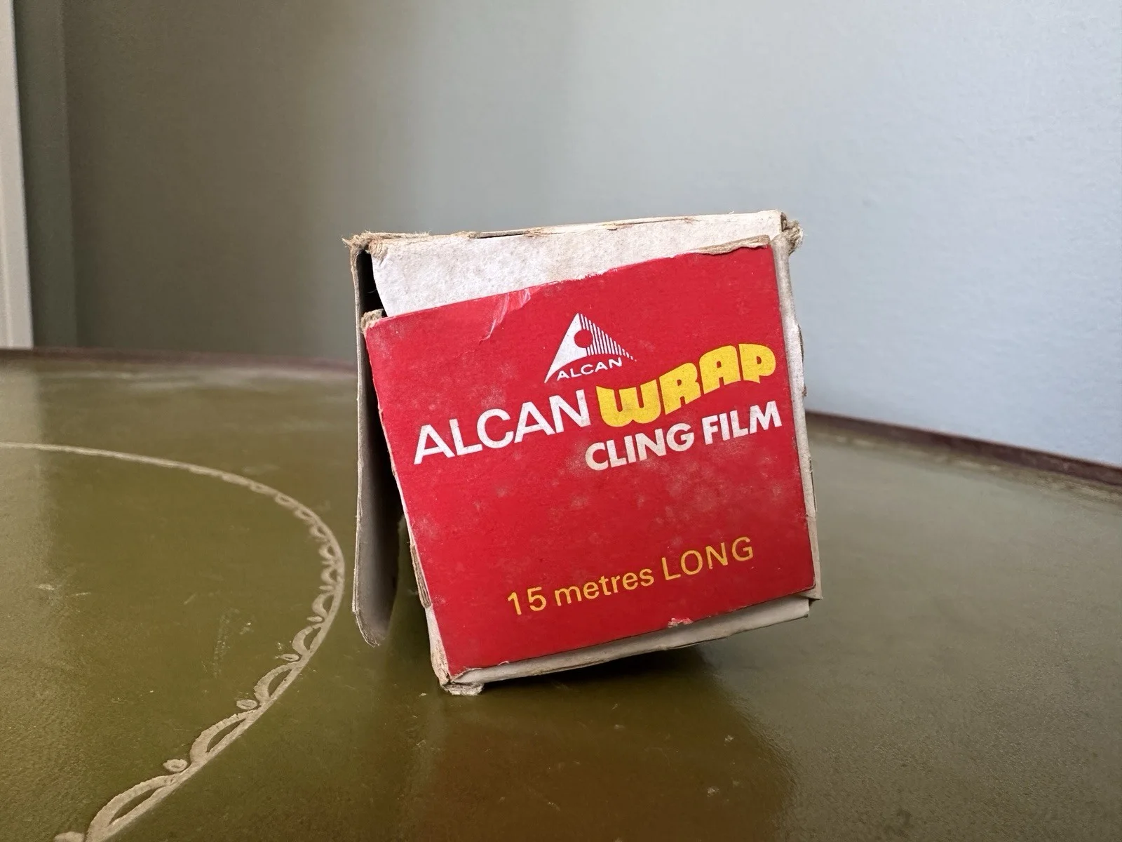ALCAN WRAP CLING CLEAN FILM Vintage Prop Retro Empty Packaging Collectors Film, изображение 2