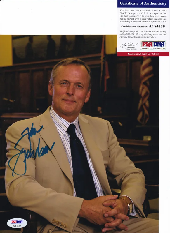 John Grisham — John Grisham Author The Firm Signed Autograph 8x10 Photo PSA/DNA COA #3