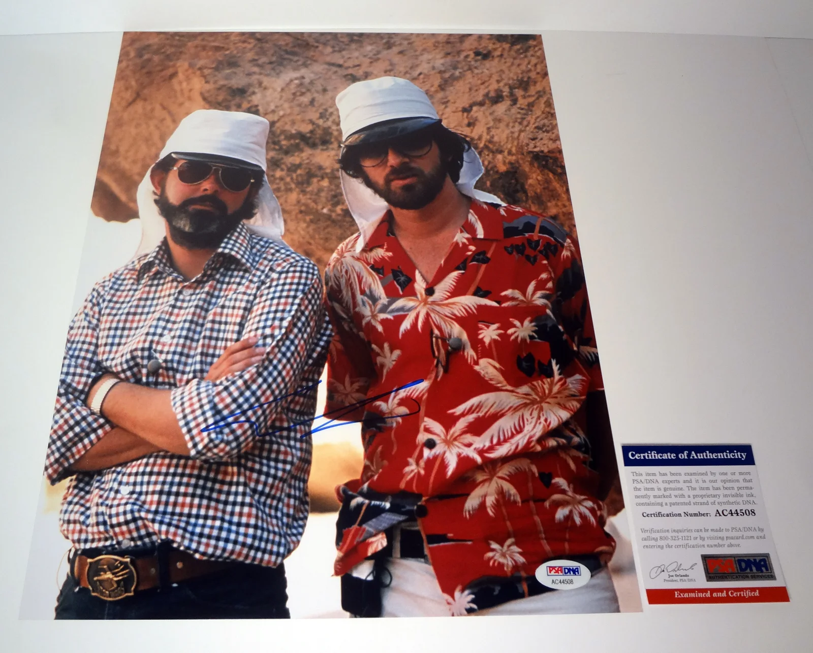 George Lucas — George Lucas Star Wars Indiana Jones Signed Autograph 11x14 Photo PSA/DNA COA #3