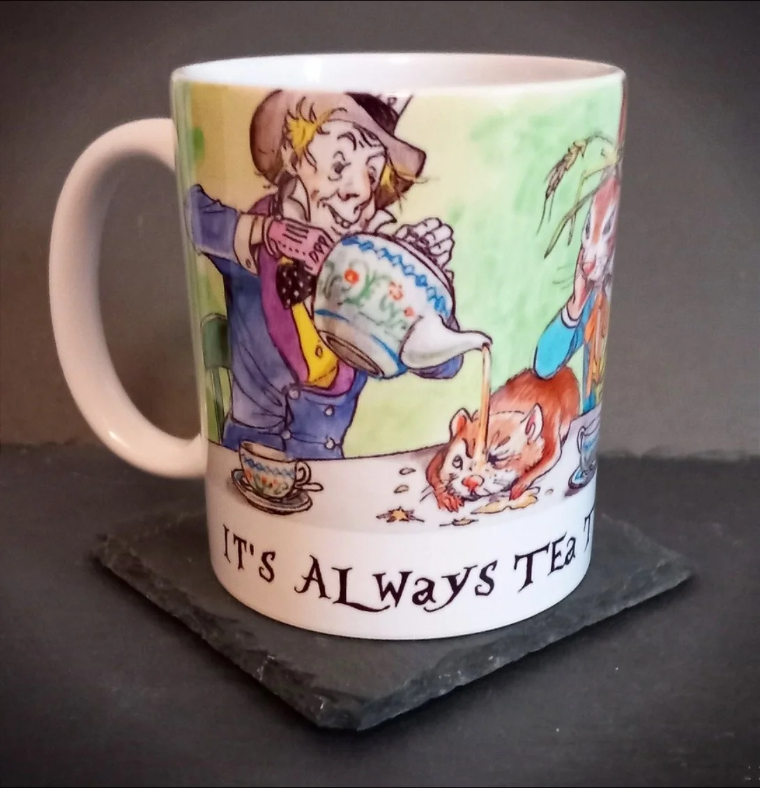 Alice in Wonderland Coffee/Tea Mug - Lewis Carroll - Retro Gift Mug, изображение 3