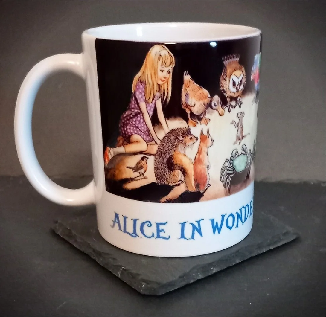 Alice in Wonderland Coffee/Tea Mug - Lewis Carroll - Retro Gift Mug, изображение 3