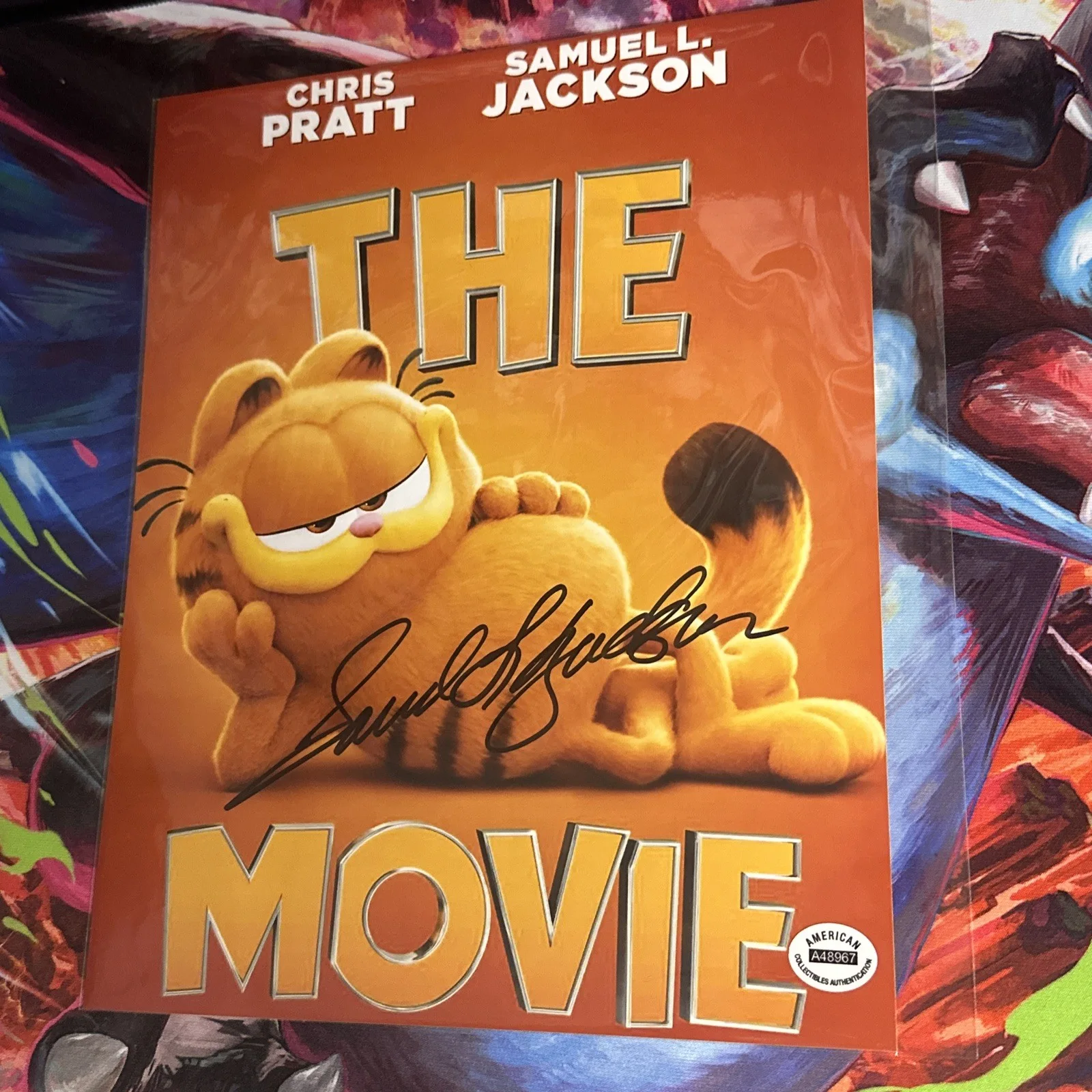 SAMUEL L JACKSON — SAMUEL L JACKSON - SIGNED 8X10 PHOTO - Mint - With COA - “The Movie”, изображение 2