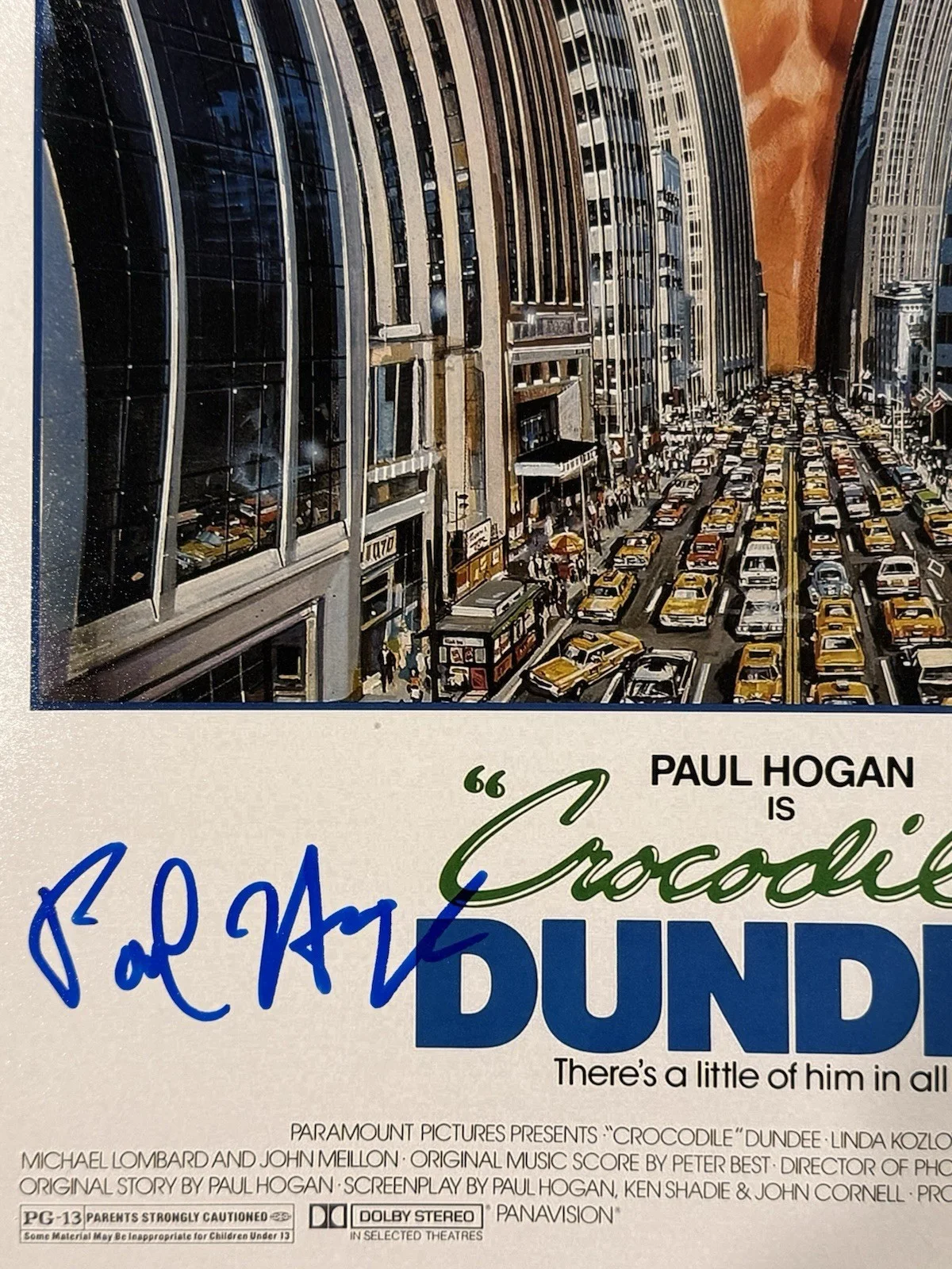 Paul Hogan — PAUL HOGAN SIGNED CROCODILE DUNDEE AUTOGRAPH 12x18 PHOTO BECKETT BQ95681, image 2