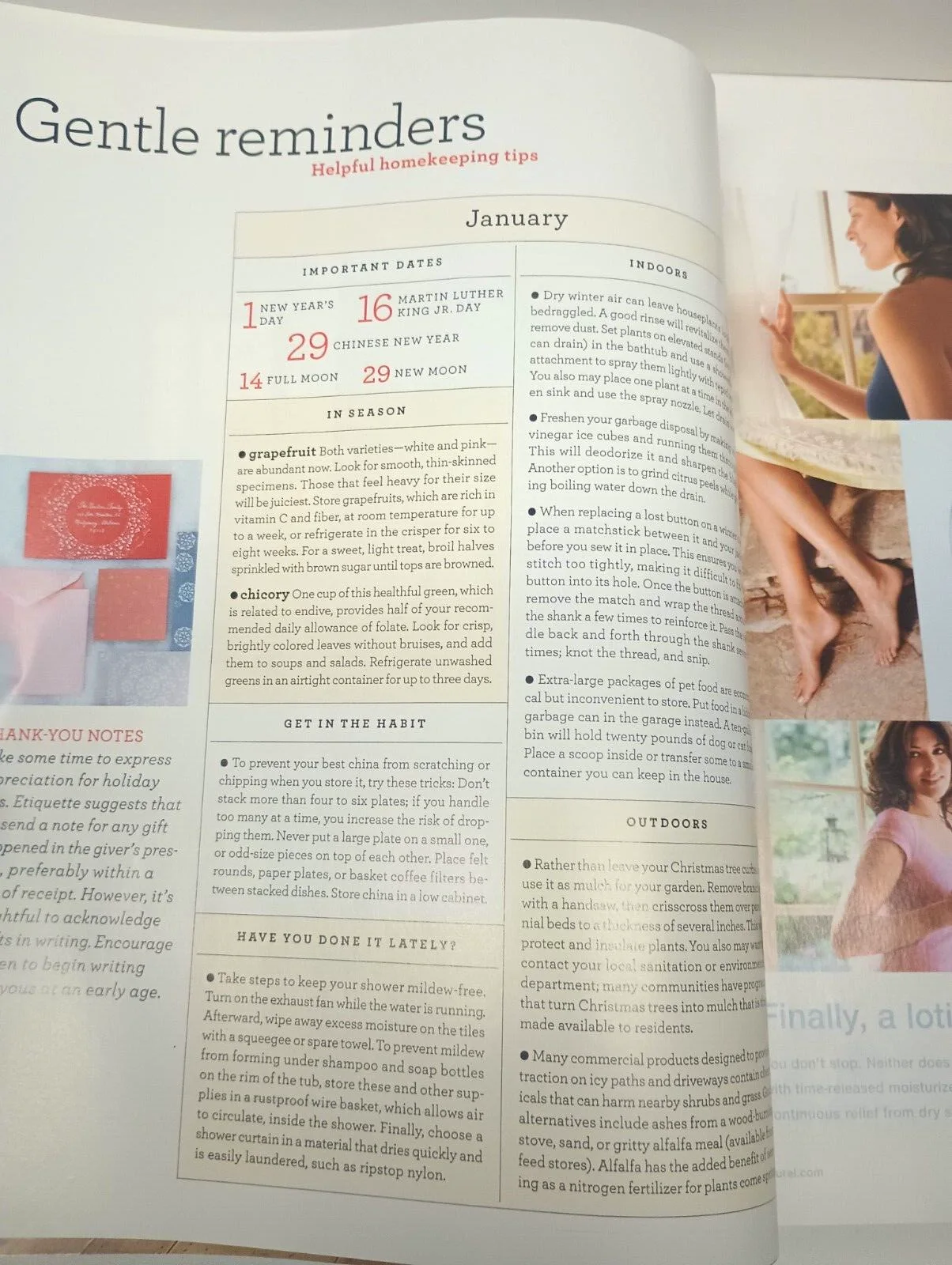 Martha Stewart — Vtg Martha Stewart Living Magazine January 2006 - 15th Anniversary Celebration, image 5