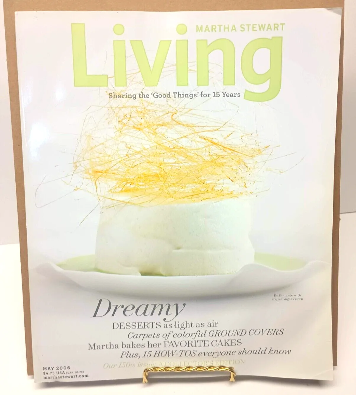 Martha Stewart — Vtg Martha Stewart Living Magazine May 2006 - Martha's Favorite Dreamy Cakes