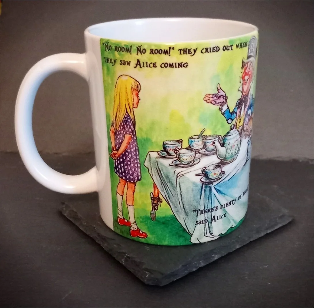 Alice in Wonderland Coffee/Tea Mug - Lewis Carroll - Retro Gift Mug, изображение 3