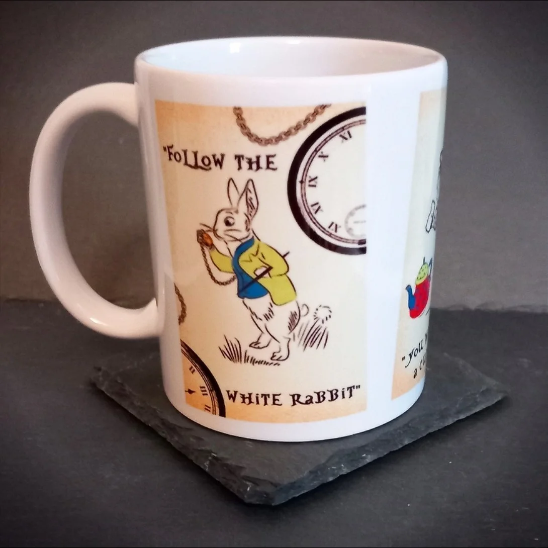 Alice in Wonderland Coffee/Tea Mug - Lewis Carroll - Retro Gift Mug, изображение 3