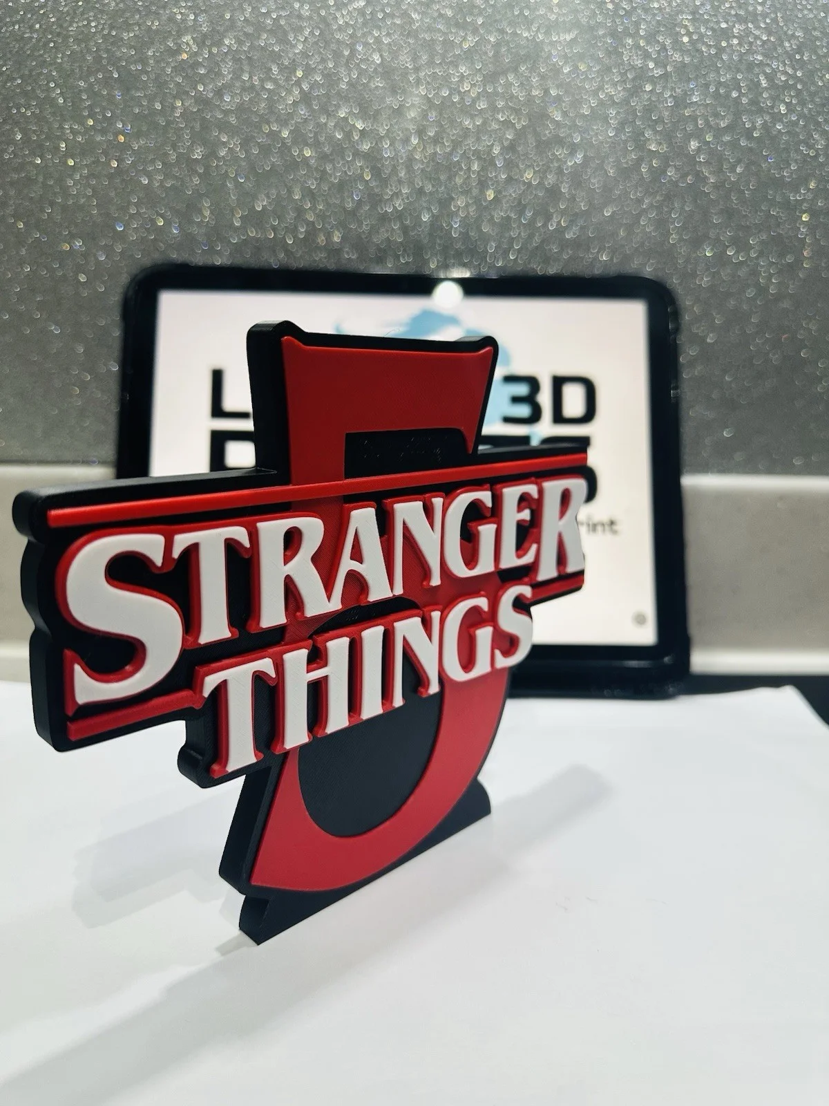 Decorative Stranger Things Season 5 Tv Film Room Sign Display Logo Pops, image 3