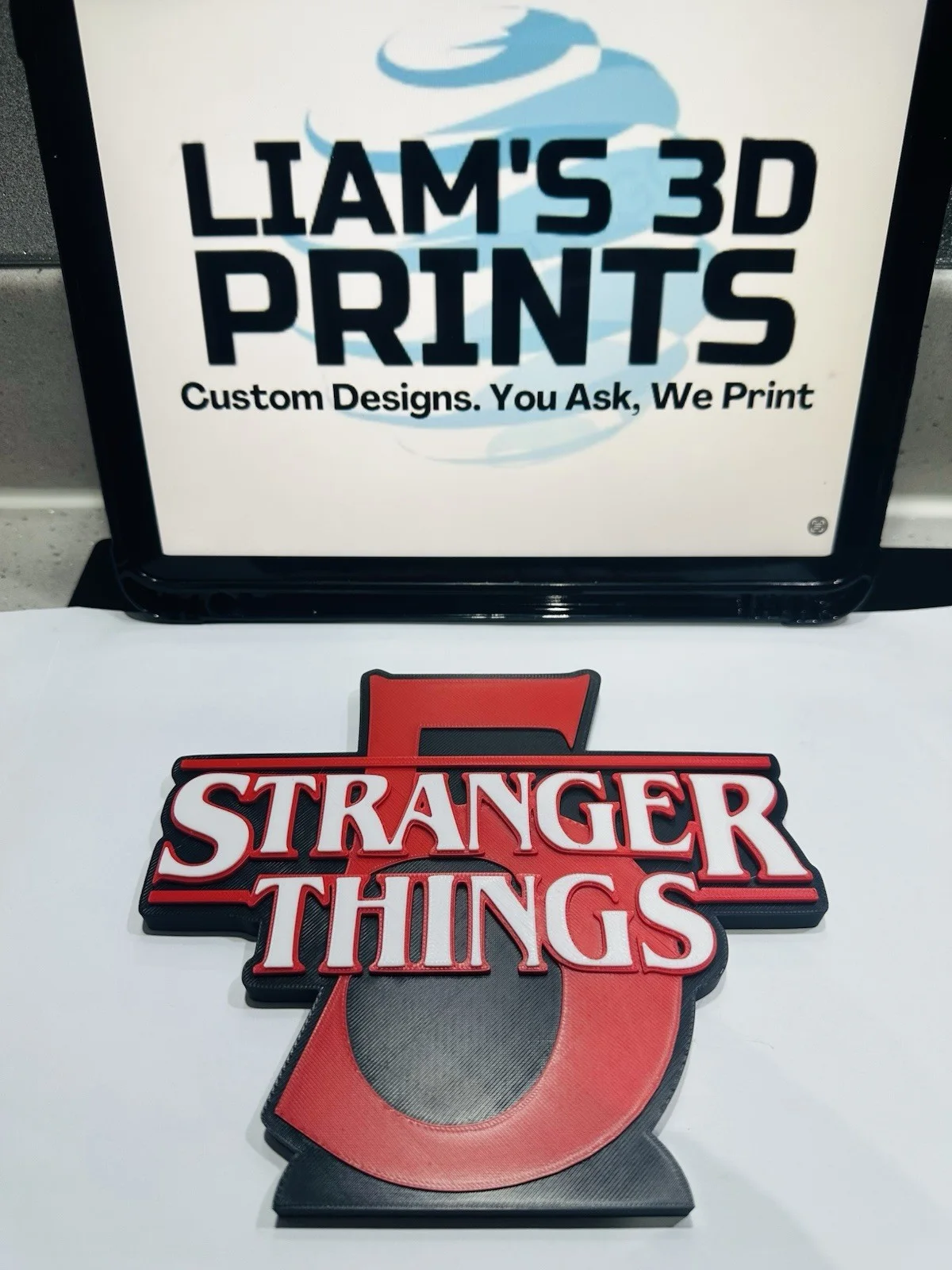 Decorative Stranger Things Season 5 Tv Film Room Sign Display Logo Pops, image 4