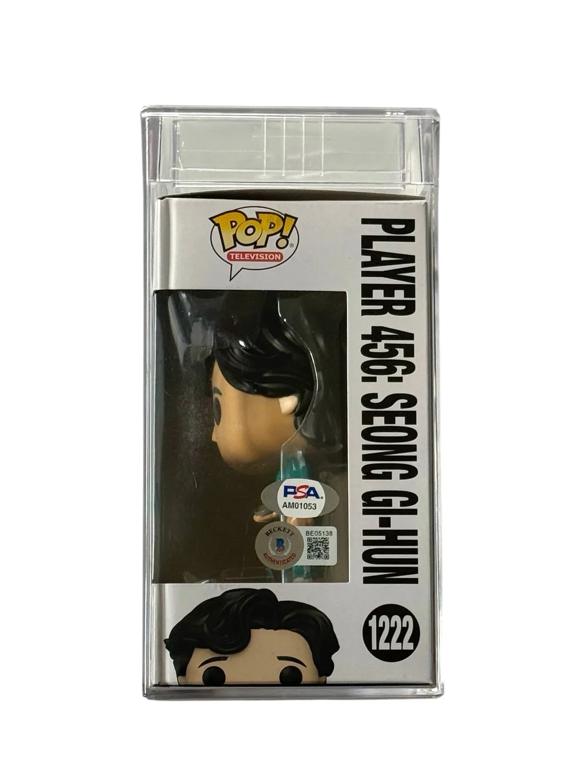 Lee Jung-Jae — LEE JUNG-JAE SIGNED AUTOGRAPH SQUID GAMES FUNKO POP ENCAPSULATED BECKETT + PSA, изображение 3