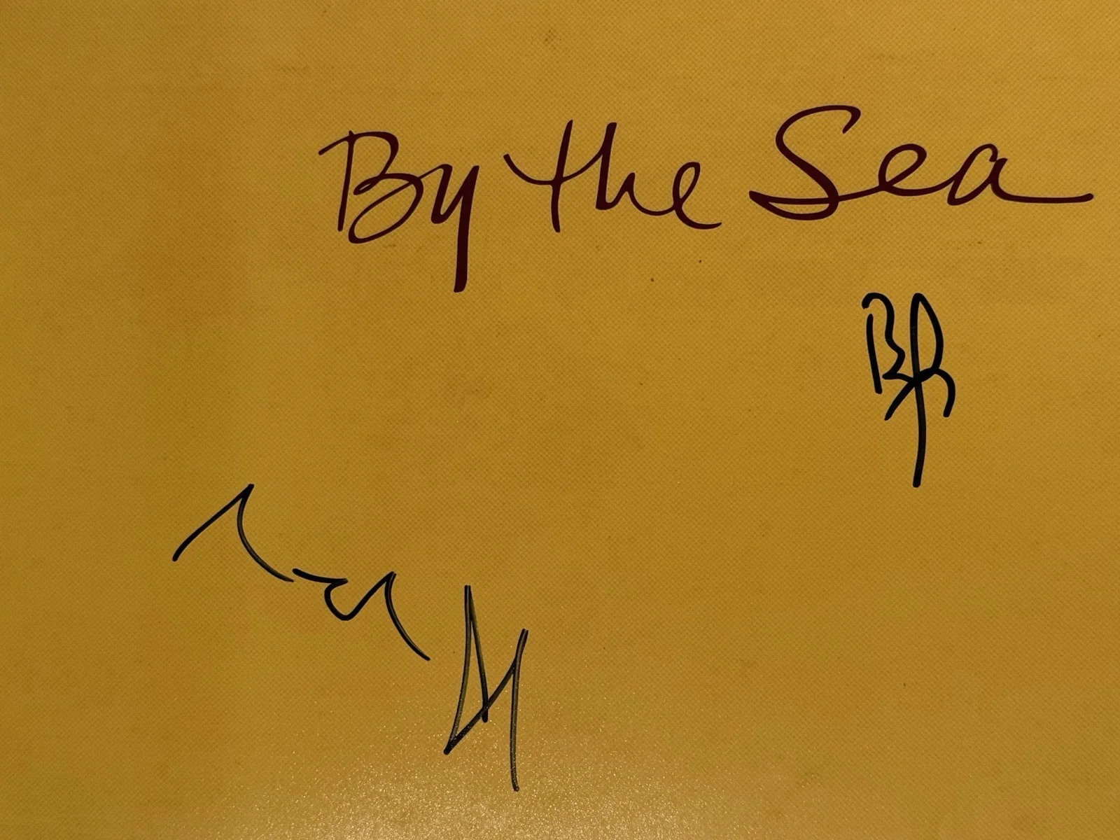 Angelina Jolie, Brad Pitt — ANGELINA JOLIE + BRAD PITT SIGNED AUTOGRAPH BY THE SEA 12x18 PSA, image 4