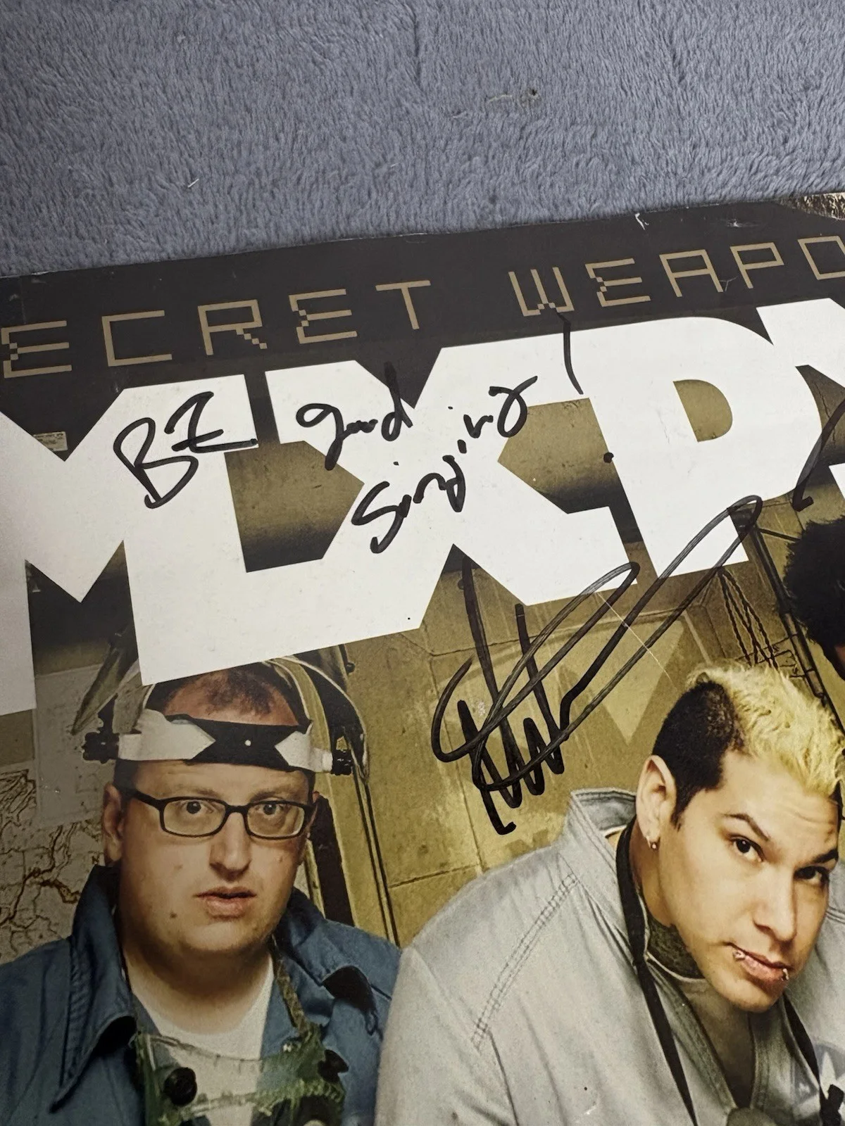 MxPX Secret Weapon Signed Autographed Poster, image 4