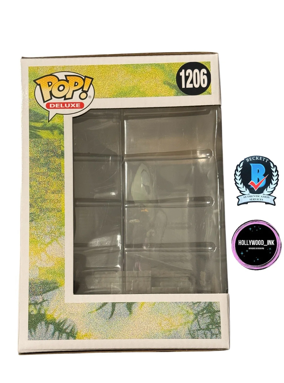Angelina Jolie — ANGELINA JOLIE SIGNED AUTOGRAPH MALEFICENT W/DIABLO JUMBO FUNKO BECKETT BS14960, изображение 3