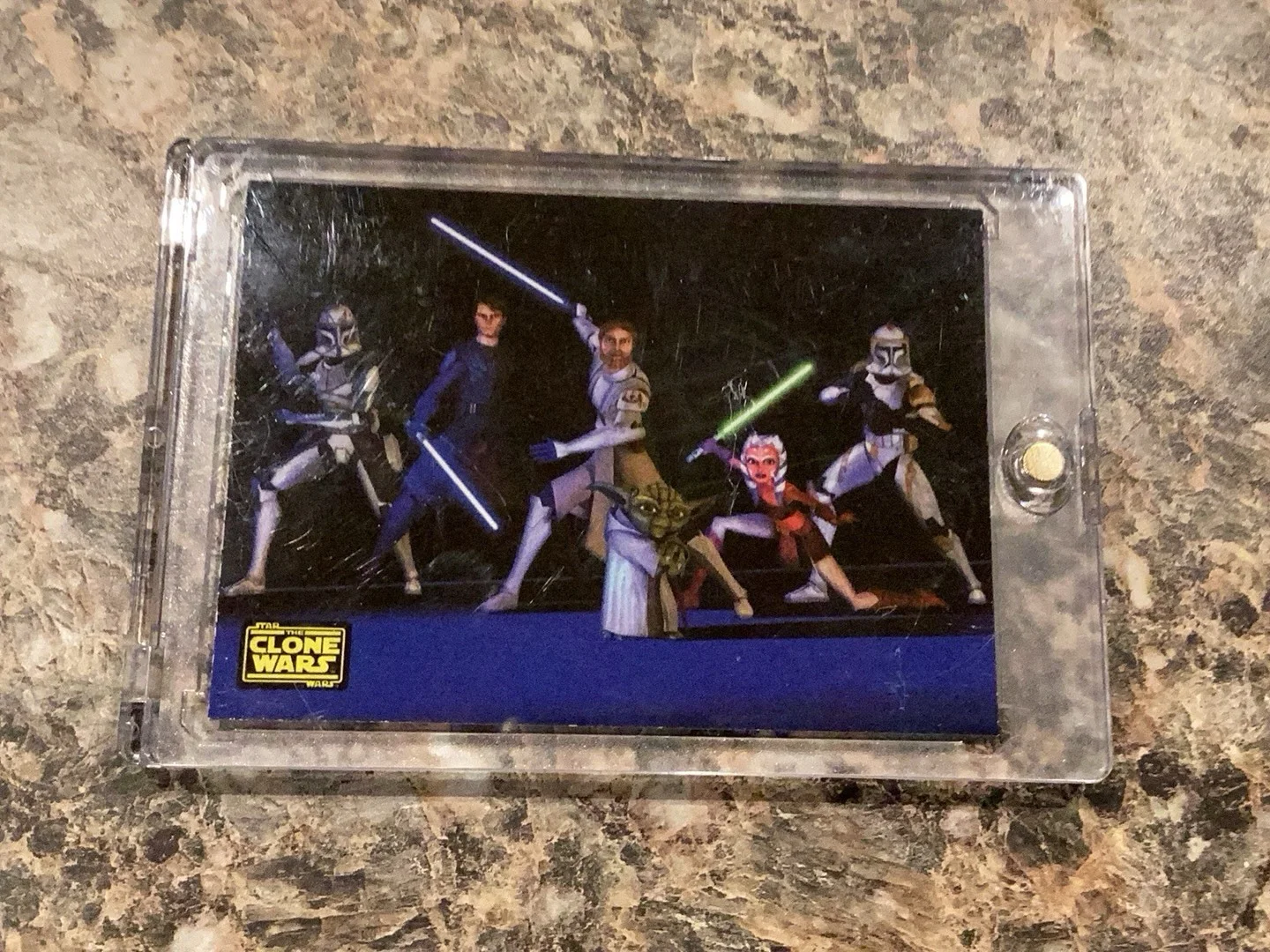 Topp’s Clone Wars Checlist #90 Signed By Ashley Eckstein, image 2