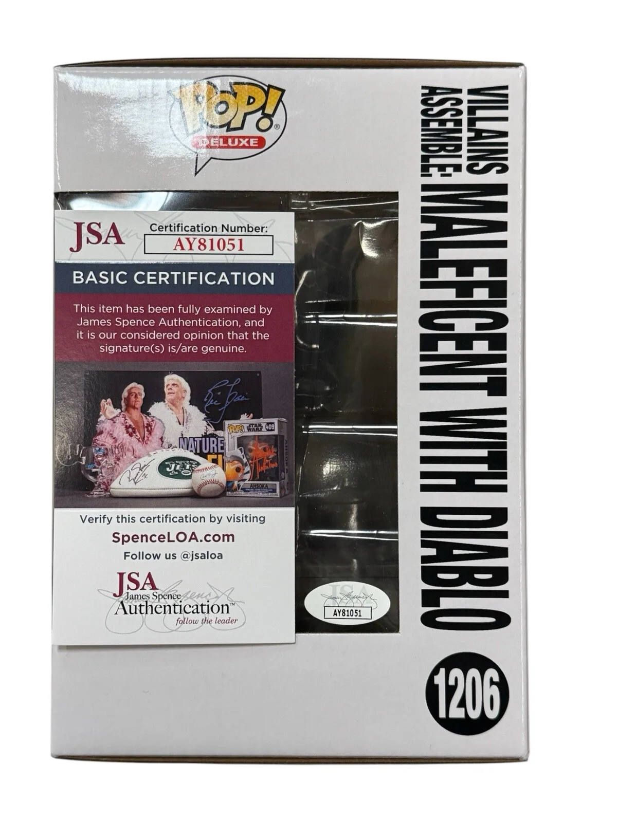 Angelina Jolie — ANGELINA JOLIE SIGNED MALEFICENT JUMBO FUNKO POP AUTOGRAPH JSA COA AY81051, изображение 4
