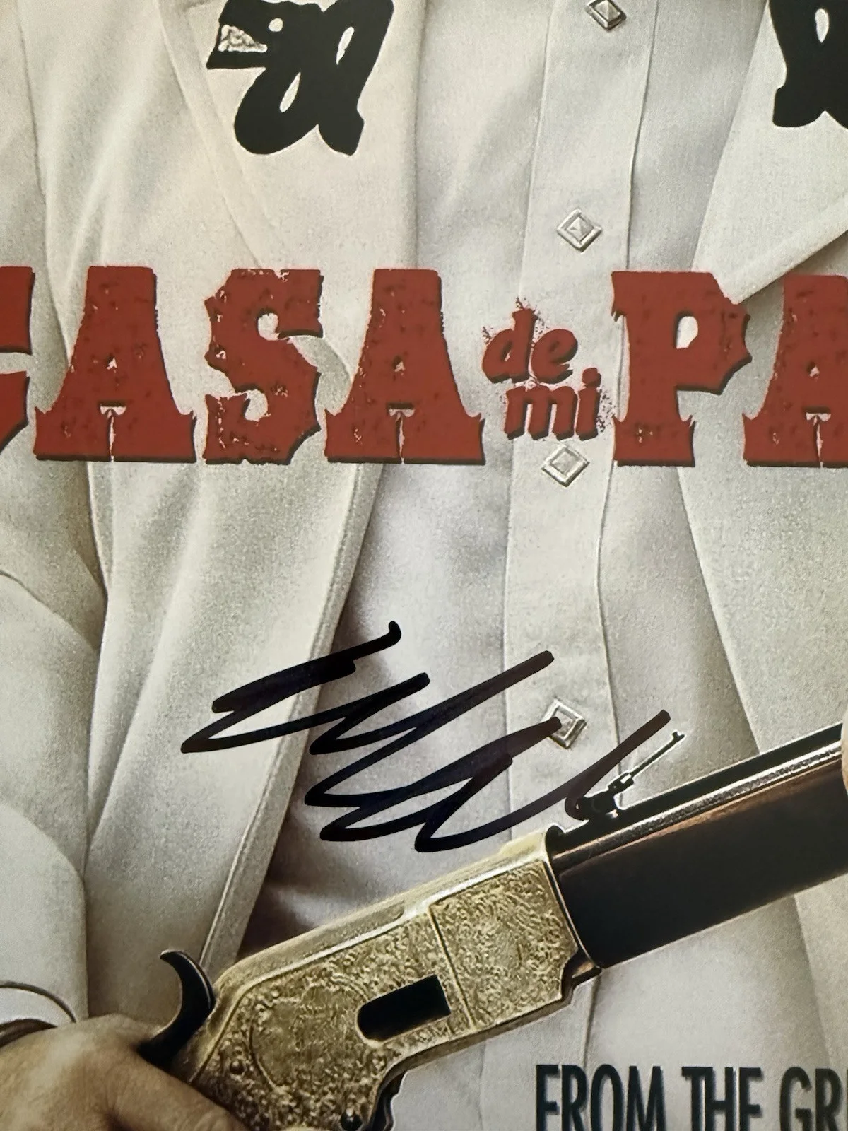 Will Ferell — WILL FERRELL “CASA DE MI PADRE”SIGNED AUTOGRAPH 12x18 MOVIE PHOTO BECKETT COA, image 2