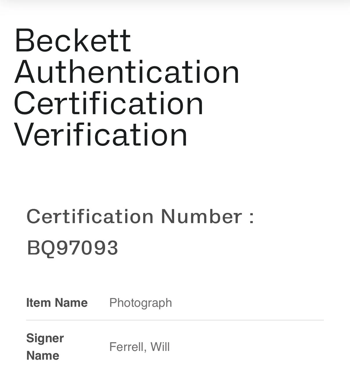 Will Ferell — WILL FERRELL “ELF” SIGNED AUTOGRAPH 12x18 MOVIE PHOTO BECKETT COA, изображение 4