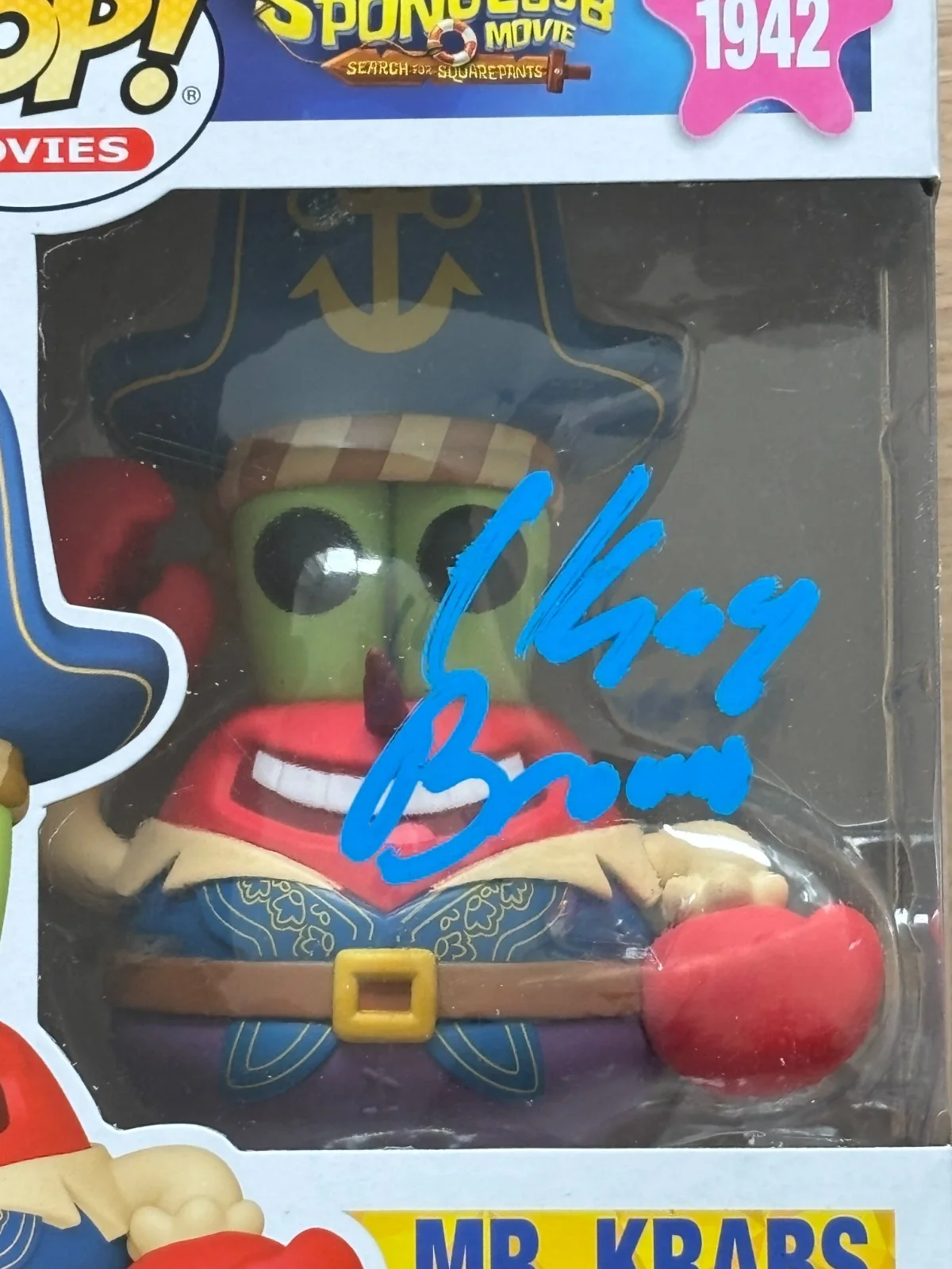 Clancy Brown — CLANCY BROWN SIGNED AUTOGRAPH MR. KRABS FUNKO POP SPONGEBOB SQUAREPANTS JSA COA, image 2