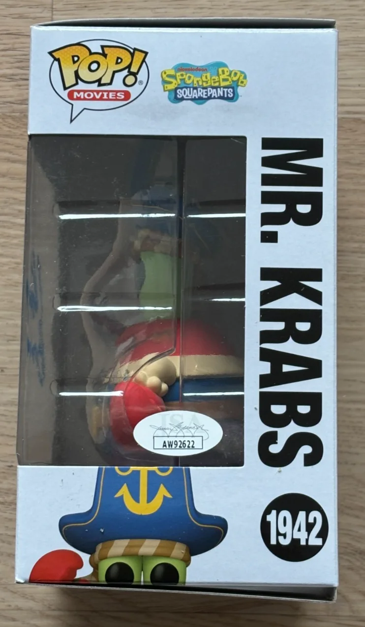 Clancy Brown — CLANCY BROWN SIGNED AUTOGRAPH MR. KRABS FUNKO POP SPONGEBOB SQUAREPANTS JSA COA, image 3