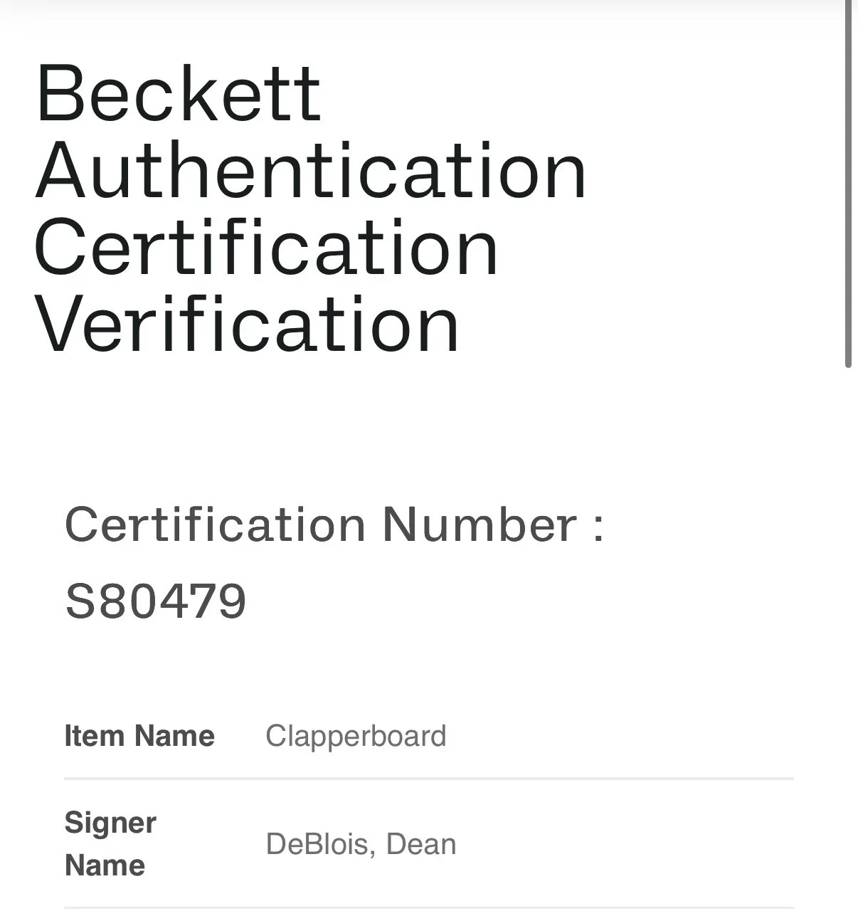 Dean Deblois — RARE DEAN DEBLOIS SIGNED CLAPPER W/TOOTHLESS SKETCH HOW TO TRAIN YOUR DRAGON BAS, изображение 4
