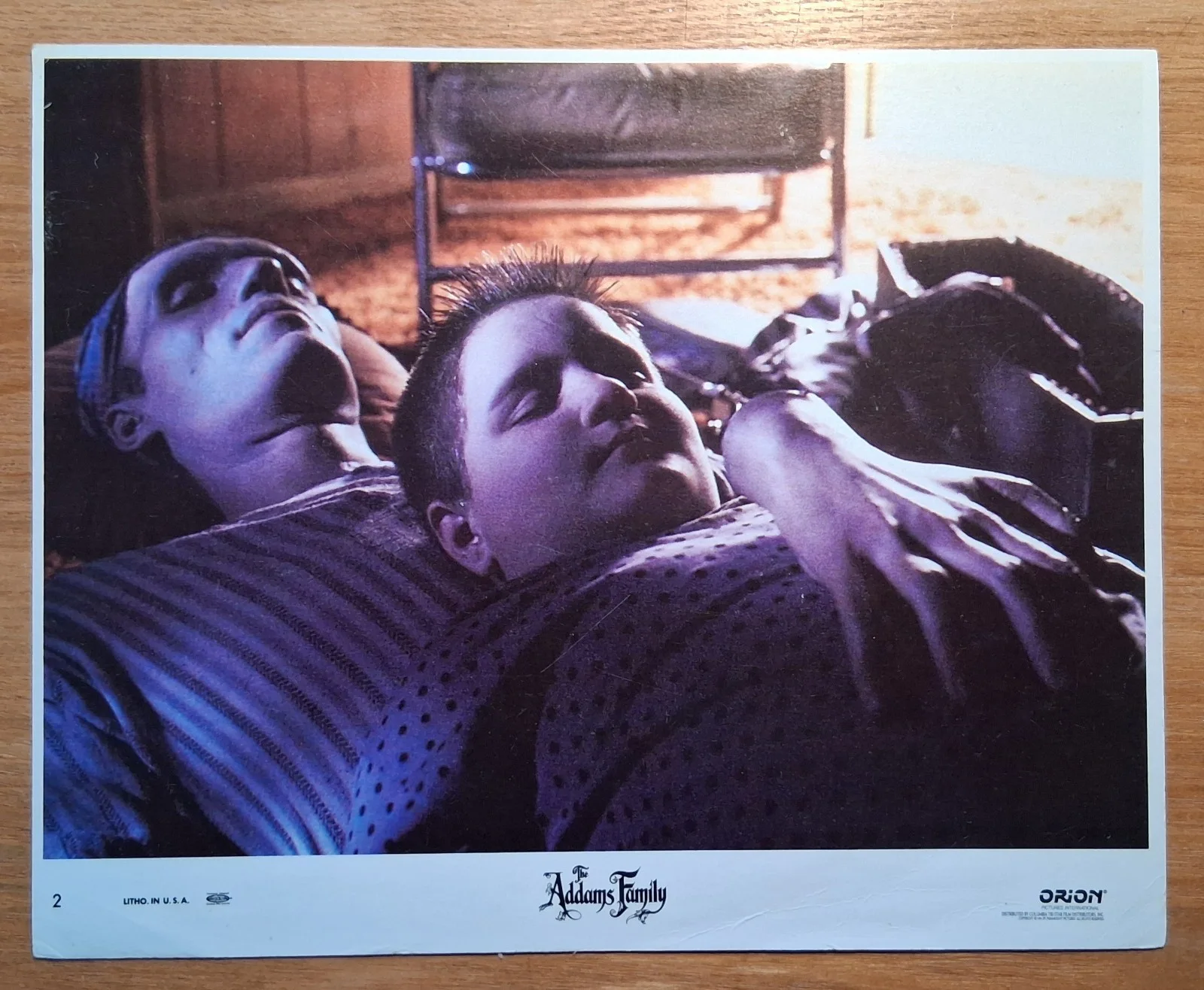 'Addams Family' Four Original 1991 Lobby Cards 8x10" Colour Photos (Raul Julia), изображение 3