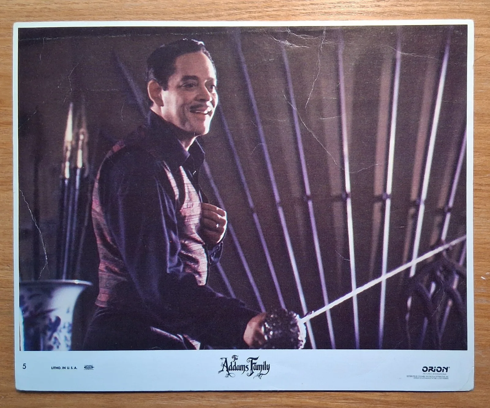 'Addams Family' Four Original 1991 Lobby Cards 8x10" Colour Photos (Raul Julia), изображение 4