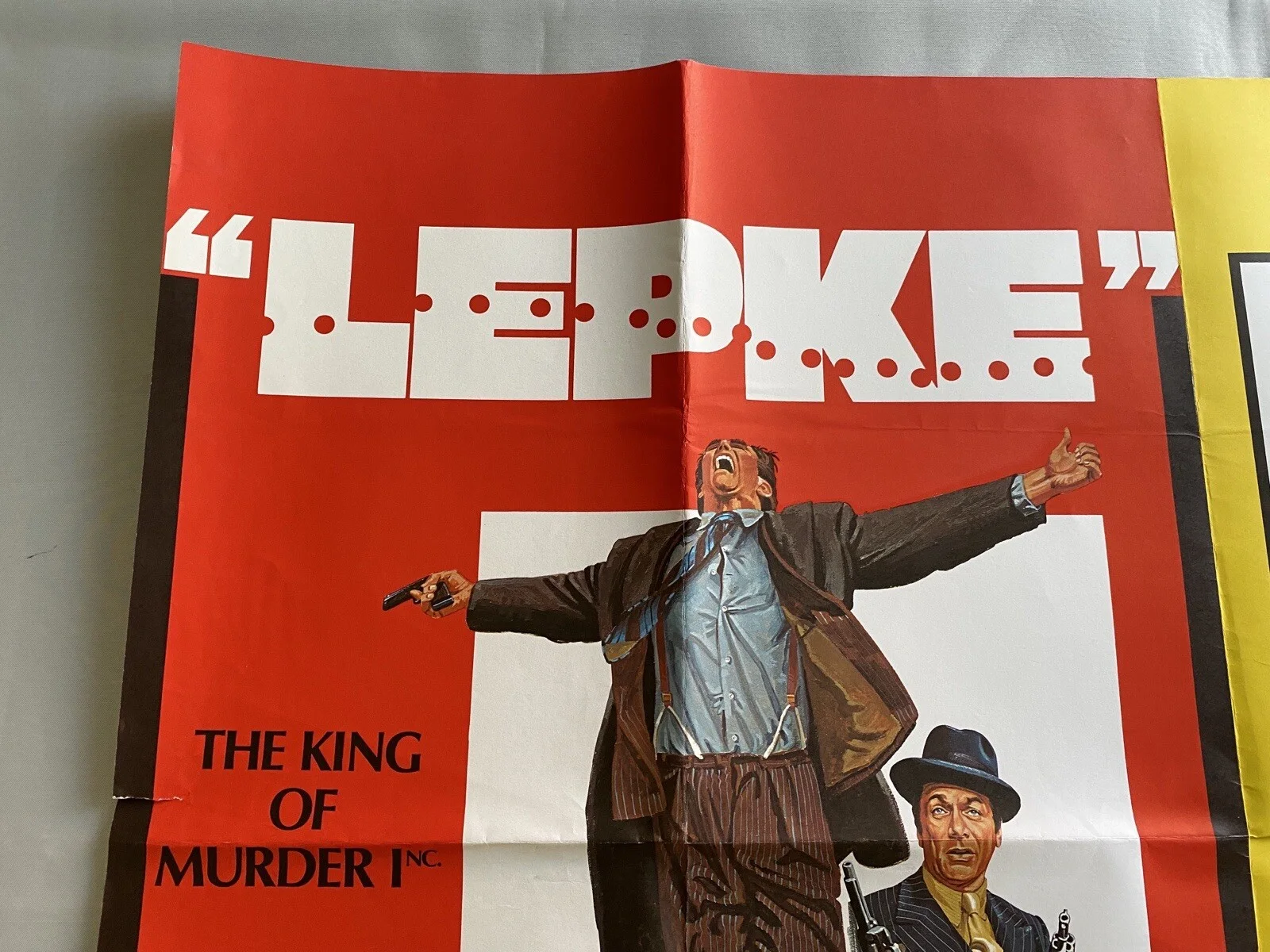 LEPKE / BLOOD MONEY - DOUBLE BILL UK QUAD (30"x 40") ORIGINAL CINEMA POSTER, изображение 2