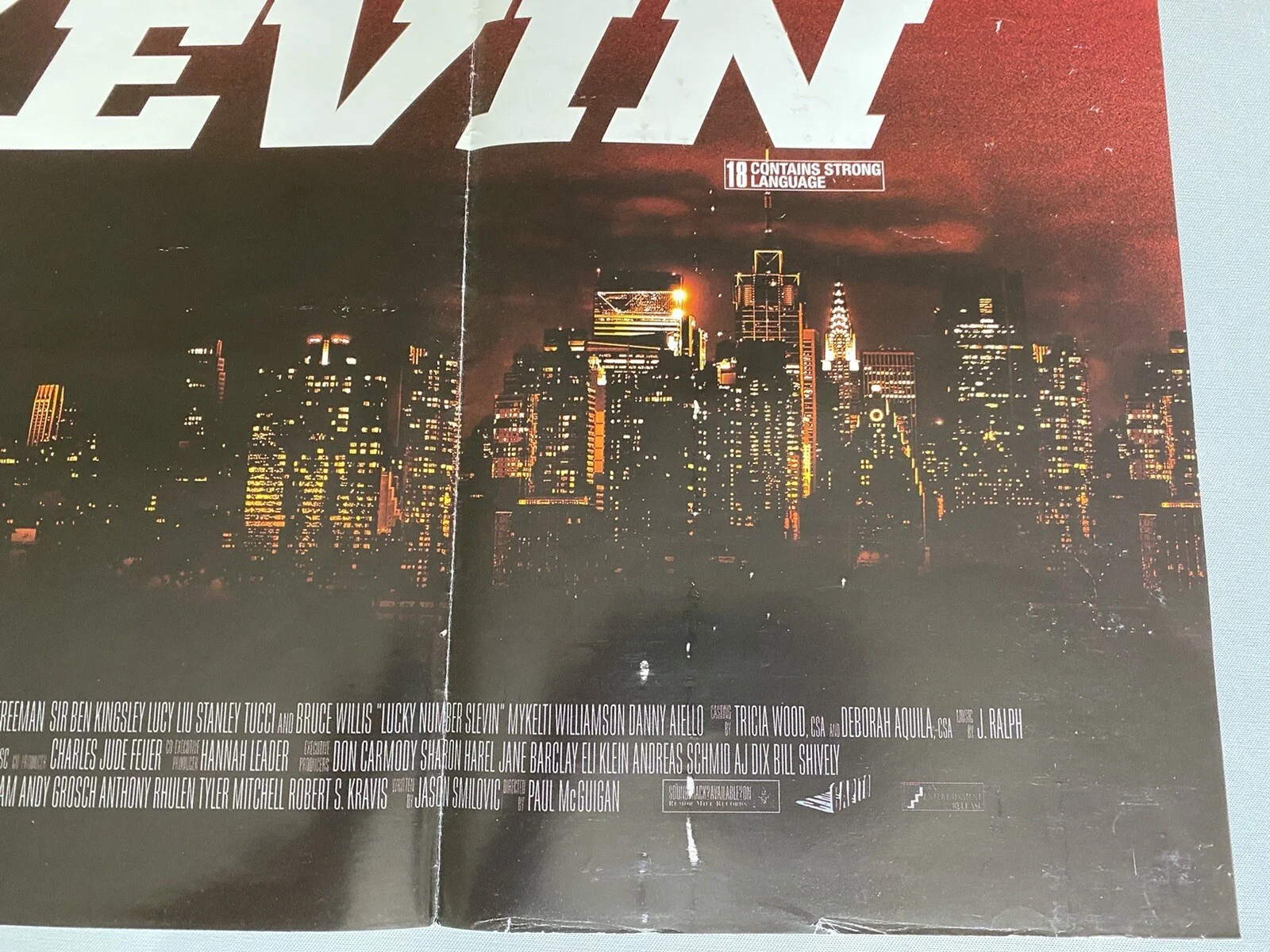 LUCKY NUMBER SLEVIN UK QUAD (30"x 40") POSTER JOSH HARNETT B. WILLIS 2006, изображение 2